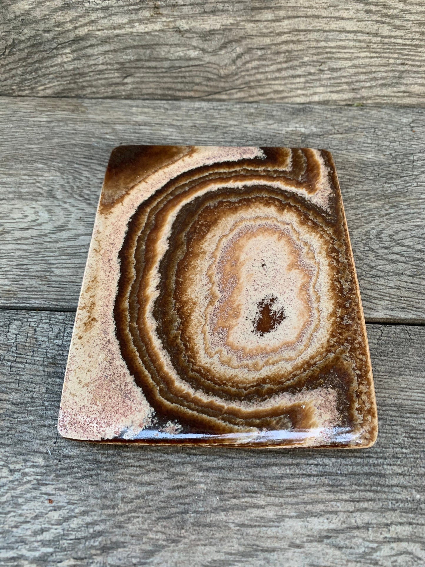 Aragonite Dish, Aragonite Plate, Jewelry Dish, Trinket Dish, Home Decor,Crystals, Father's Day Gifts, Gifts gor Him