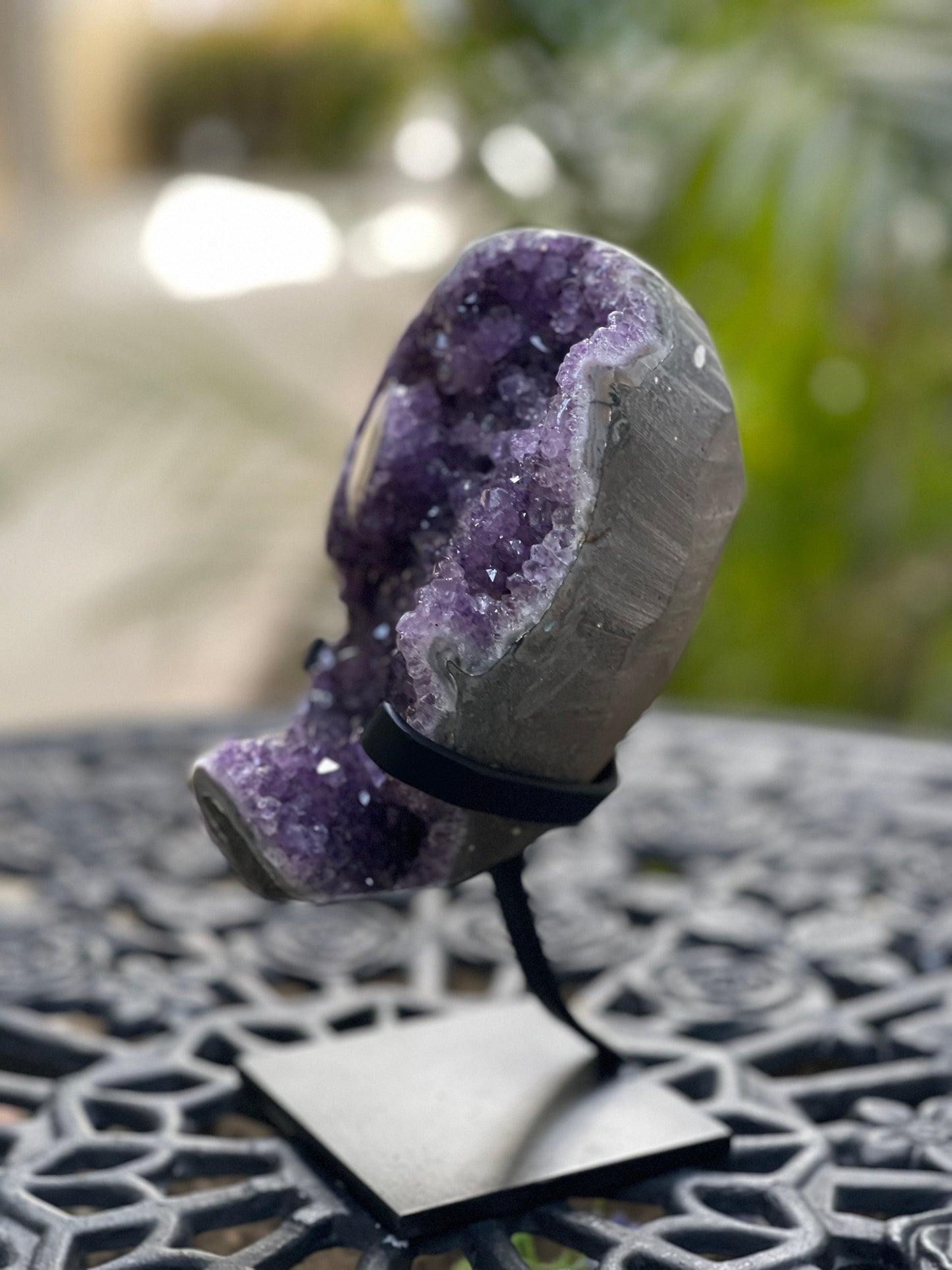 High Quality Amethyst Freeform on Stand, Amethyst, Statement Crystals, Home Decor, Crystals, Meditation, Reiki, Home Accessories