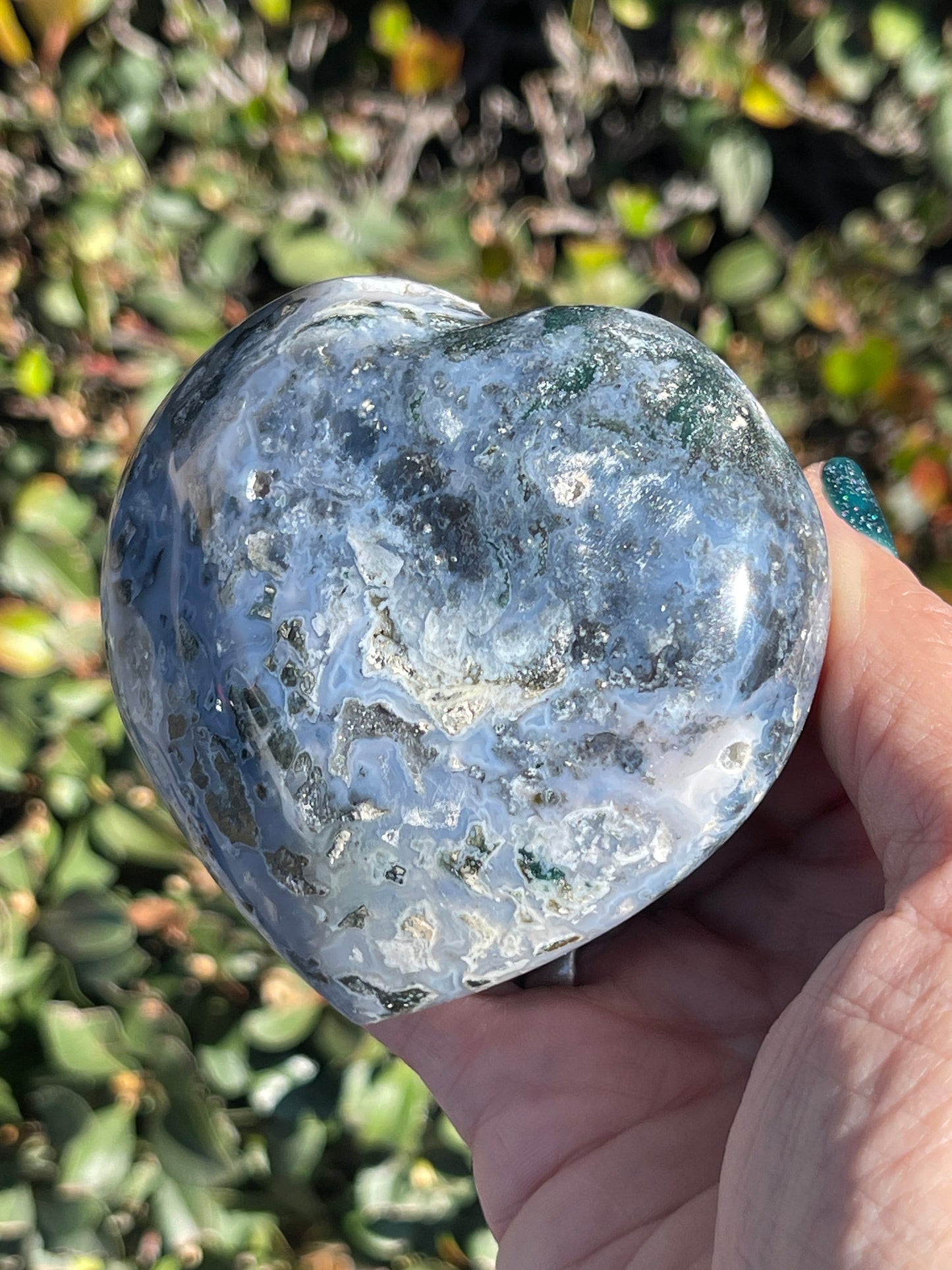 Cosmic Jasper Heart, Cosmic Jasper Carvings, Heart Crystals, Home Decor, Ocean Jasper, Home Accessories, Gifts for Crystal Lovers