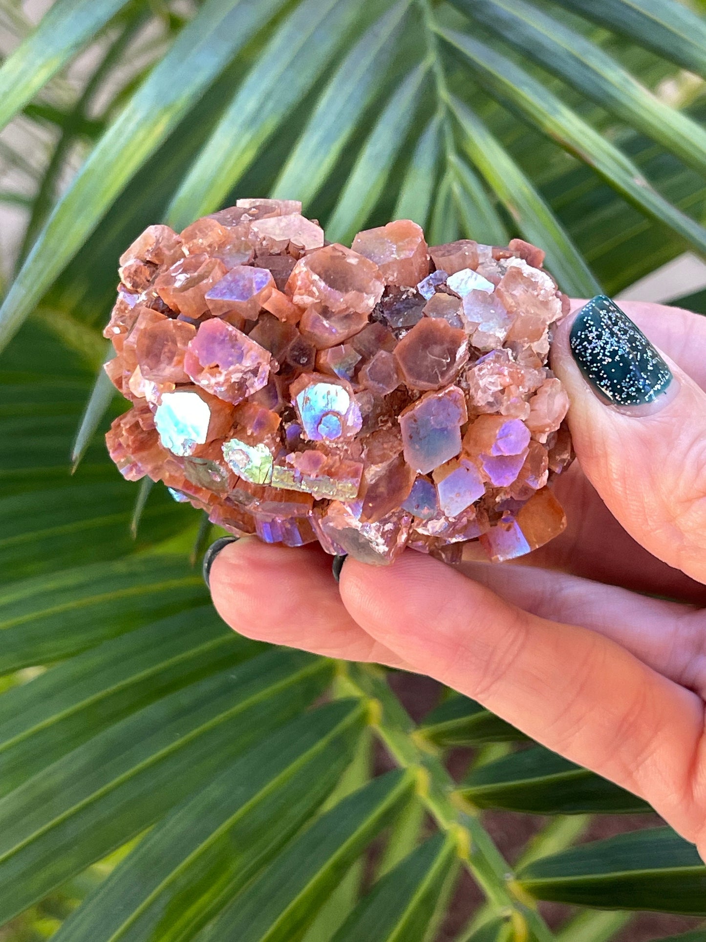 Large Angel Aura Aragonite Star Cluster, Aura Crystals, Aura Quartz, Rainbow Aura, Spiritual Tools, Rocks and Geodes,Home Decor, Custom Aura