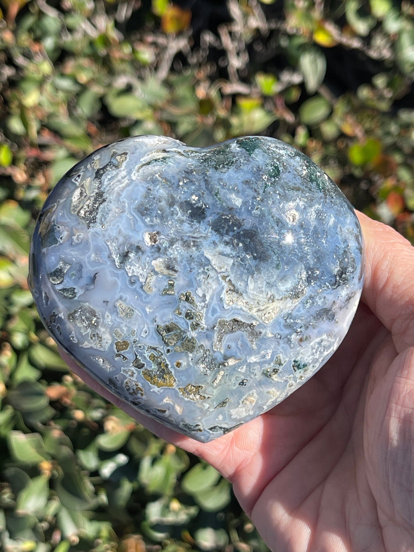 Cosmic Jasper Heart, Cosmic Jasper Carvings, Heart Crystals, Home Decor, Ocean Jasper, Home Accessories, Gifts for Crystal Lovers