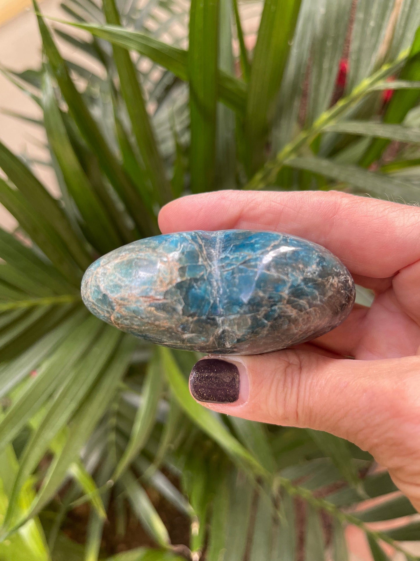 Apatite Heart, Crystal Heart, Carved Apatite, Blue Crystals, Home Decor, Crystals for Clarity, Meditation tools