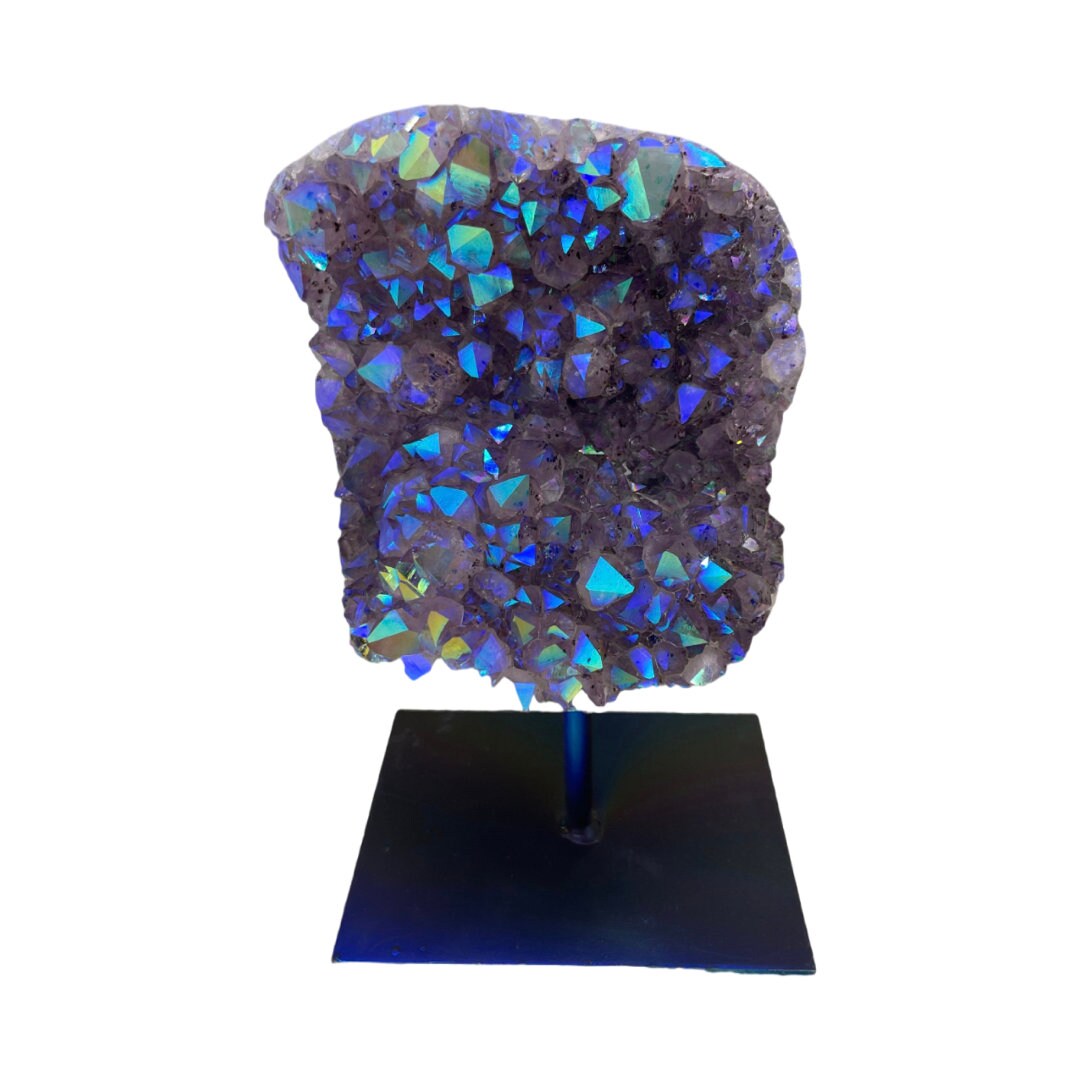 Angel Aura Amethyst on Stand, Home Accessories, Home Decor, Aura Crystals, Aura Statement Crystals,