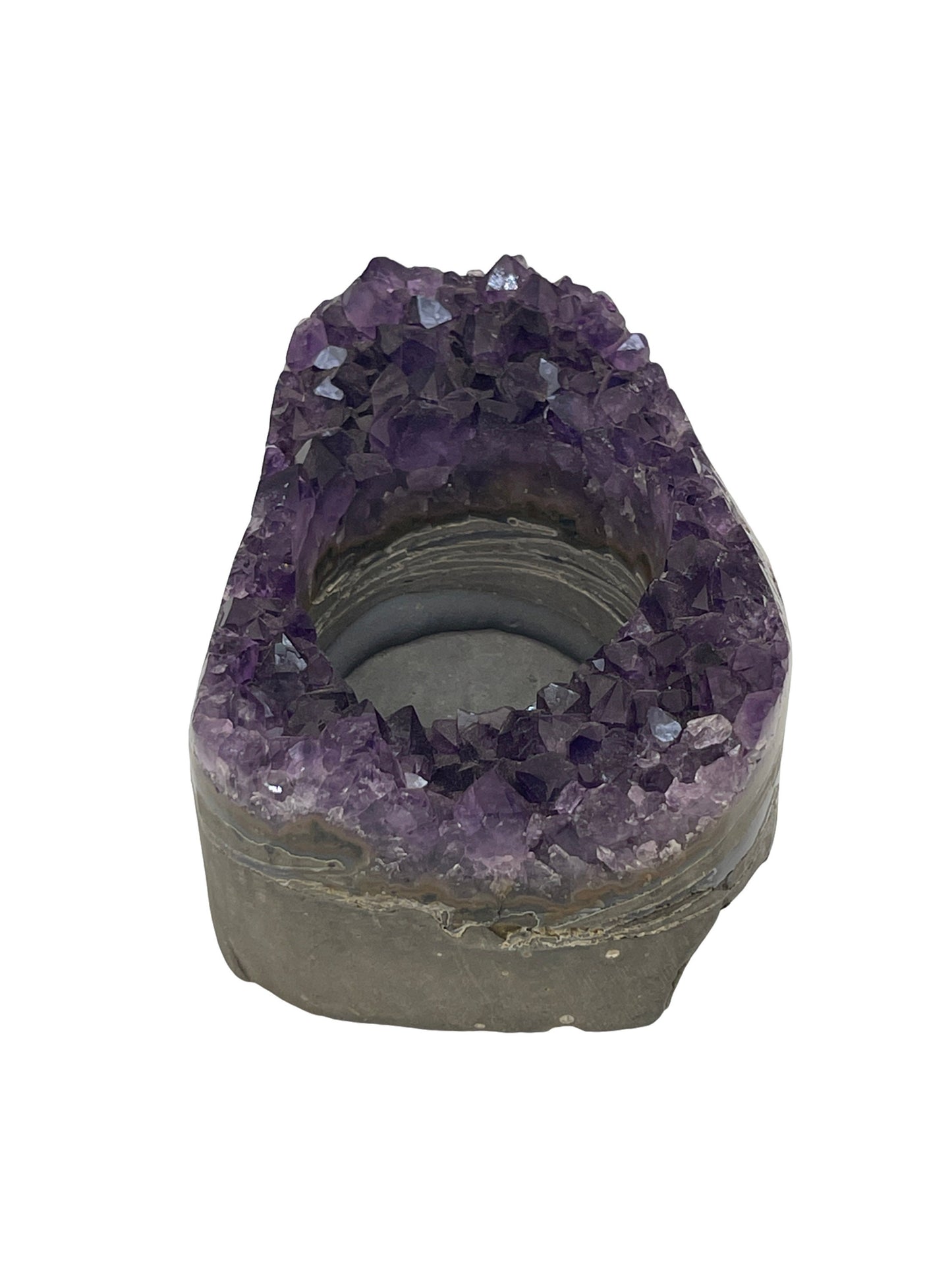 Amethyst Candleholder, Amethyst, Home Accessories, Home Decor, Amethyst, Chakra, Reiki, Air Plant, Meditation, Candle Holder, Sphere Holder