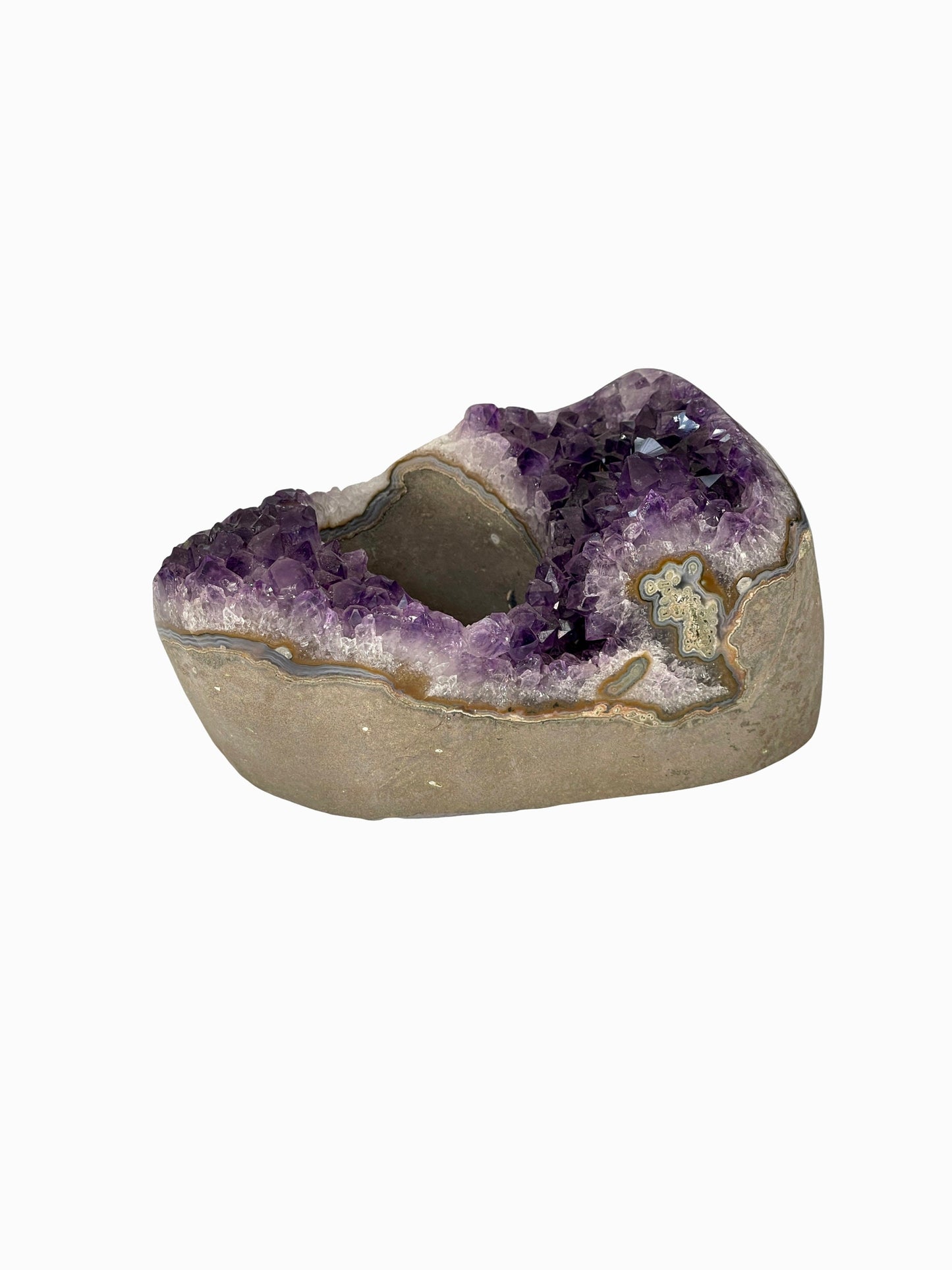Amethyst Votive Holder, Air Plant Holder, Crystal Candleholders, Zen Decor, Home Decor, Meditation Tools, Gifts for him, Father's Day Gift