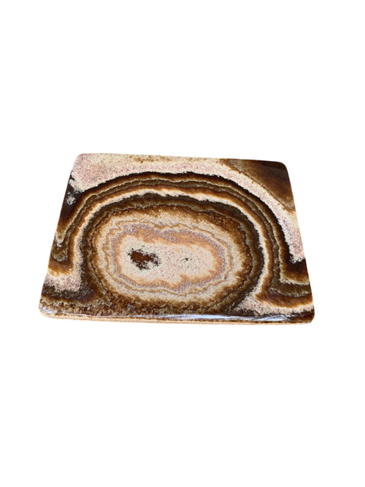 Aragonite Dish, Aragonite Plate, Jewelry Dish, Trinket Dish, Home Decor,Crystals, Father's Day Gifts, Gifts gor Him