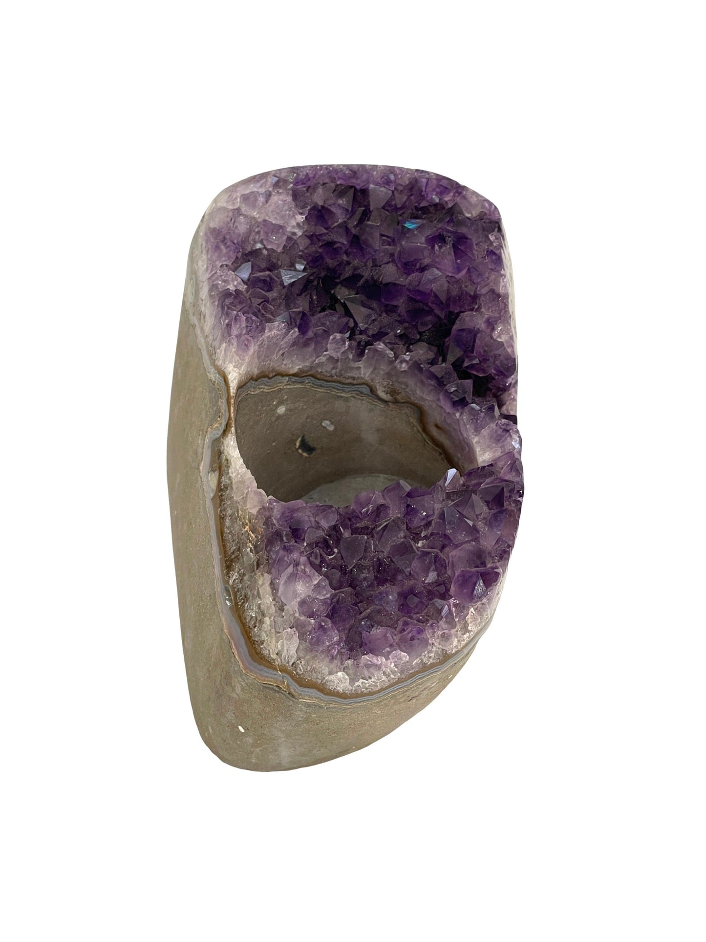 Amethyst Votive Holder, Air Plant Holder, Crystal Candleholders, Zen Decor, Home Decor, Meditation Tools, Gifts for him, Father's Day Gift