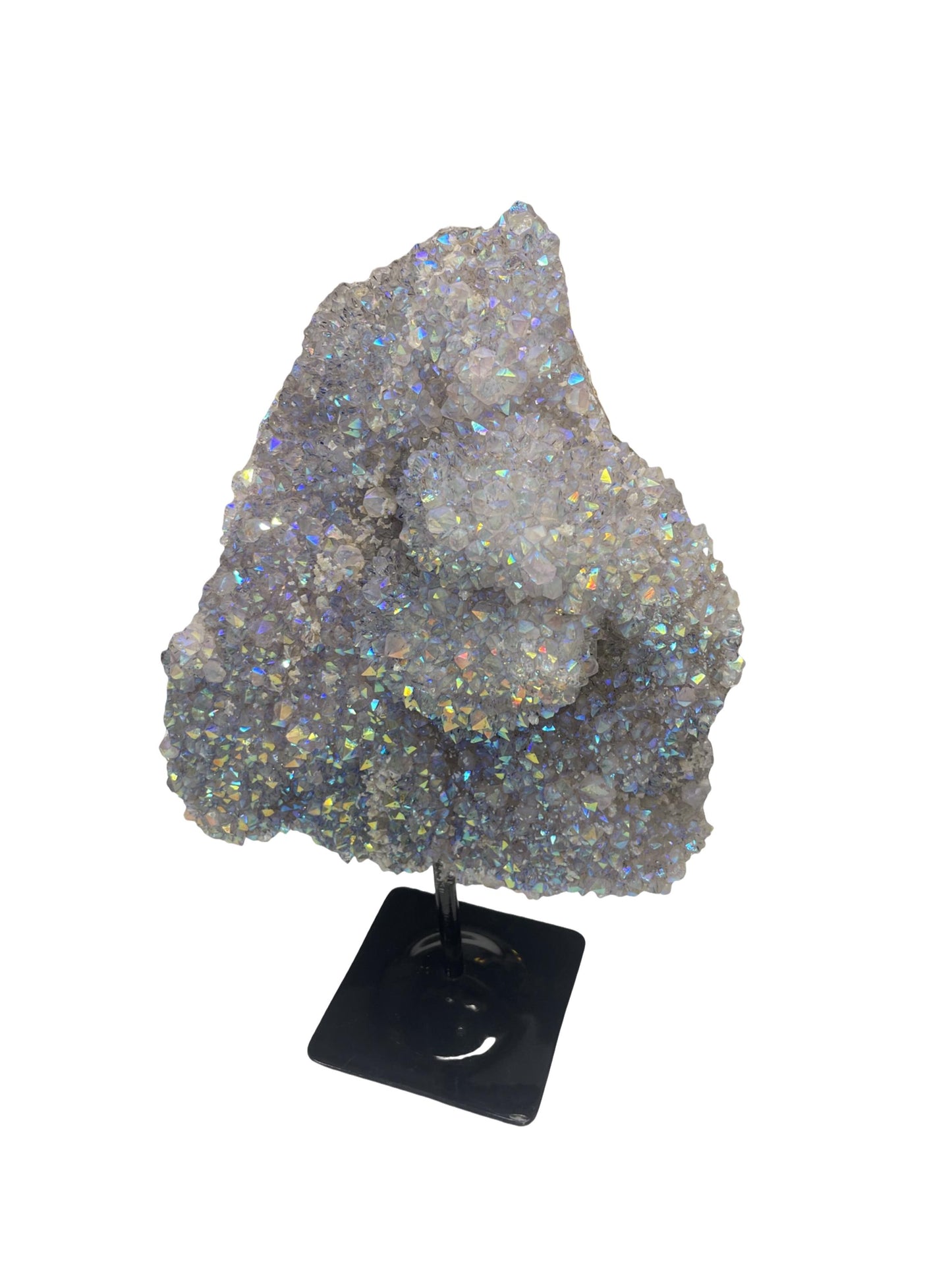 Angel Aura Amethyst on Stand, Aura Crystals, Aura Statement Piece, Home Accessories, Home Decor, Statement Crystals