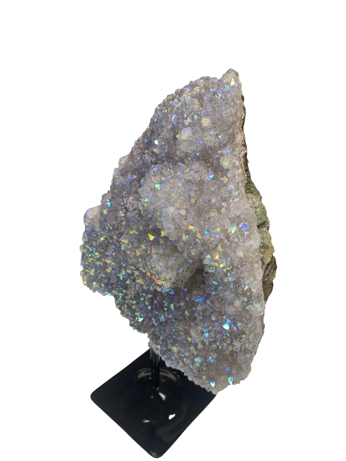 Angel Aura Amethyst on Stand, Aura Crystals, Aura Statement Piece, Home Accessories, Home Decor, Statement Crystals