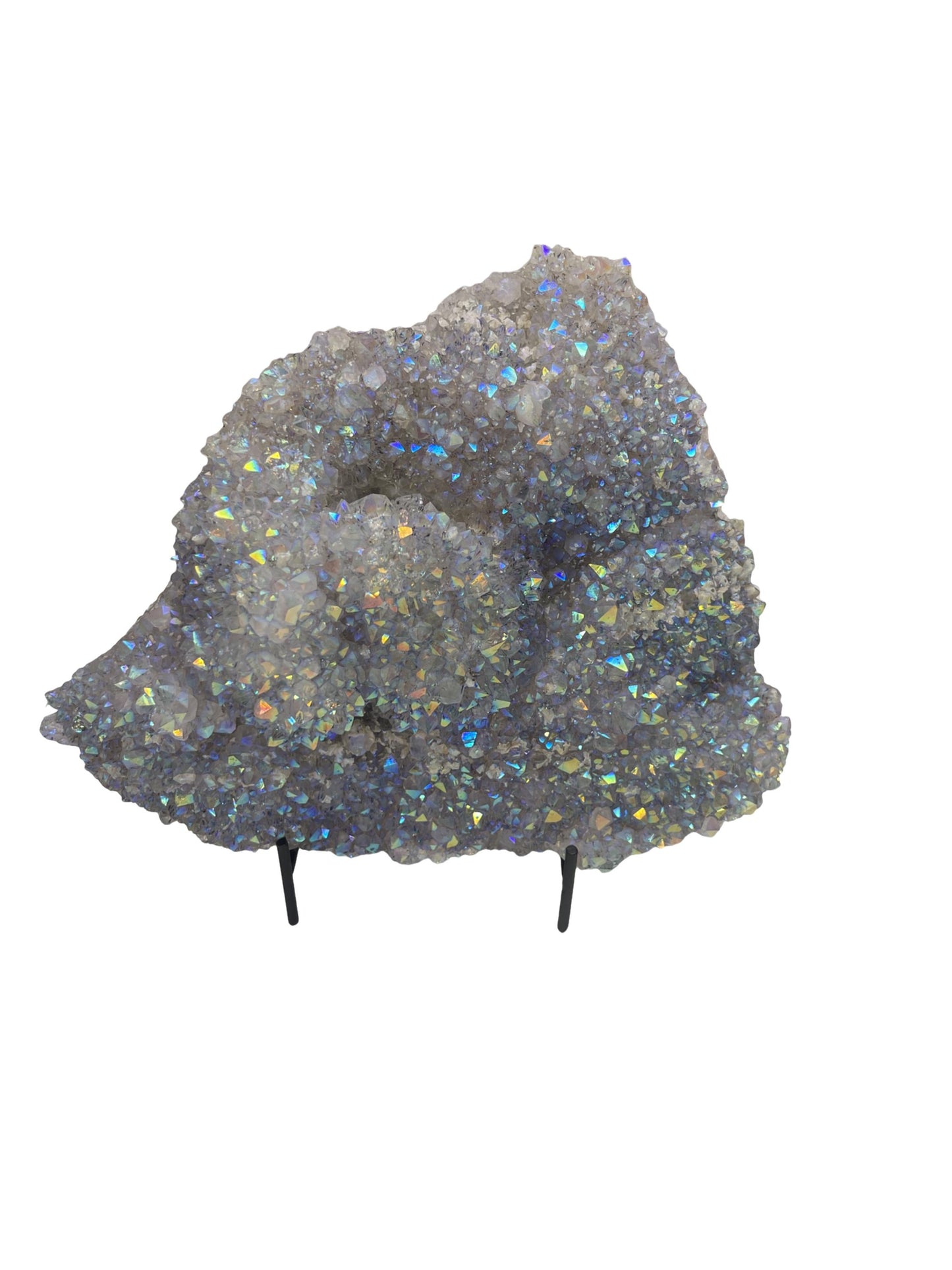 Angel Aura Amethyst on Stand, Aura Crystals, Aura Statement Piece, Home Accessories, Home Decor, Statement Crystals