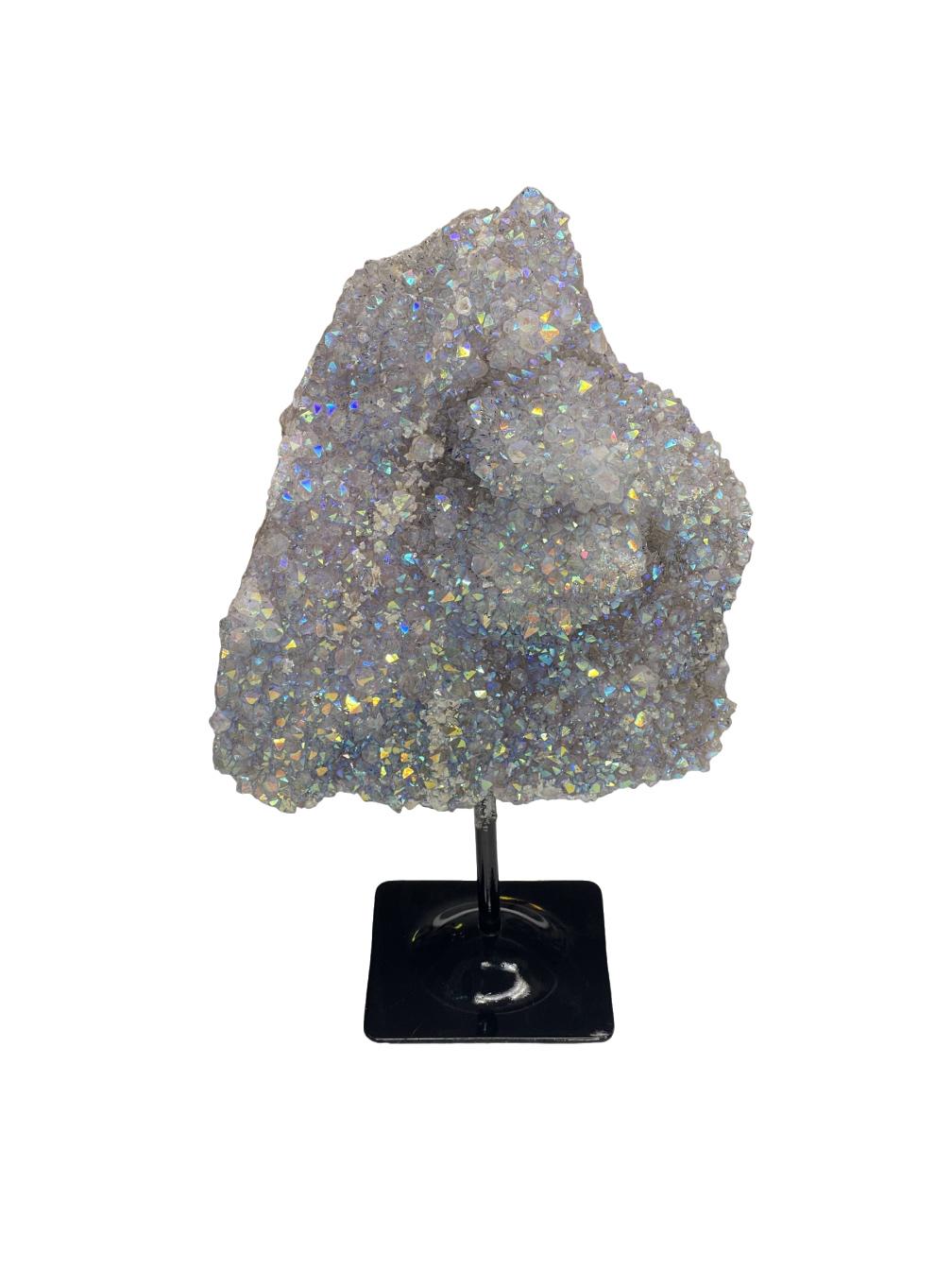 Angel Aura Amethyst on Stand, Aura Crystals, Aura Statement Piece, Home Accessories, Home Decor, Statement Crystals