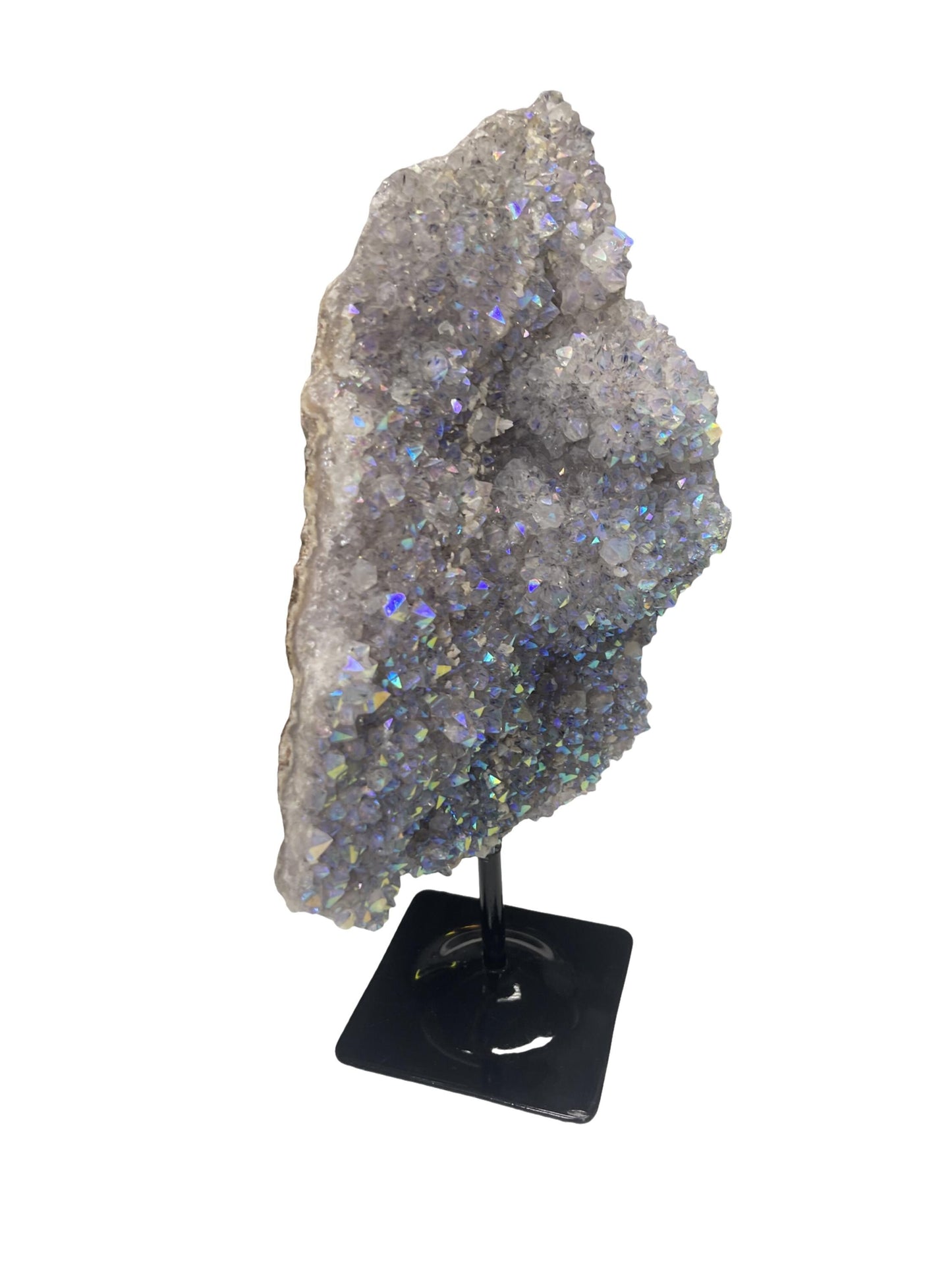 Angel Aura Amethyst on Stand, Aura Crystals, Aura Statement Piece, Home Accessories, Home Decor, Statement Crystals
