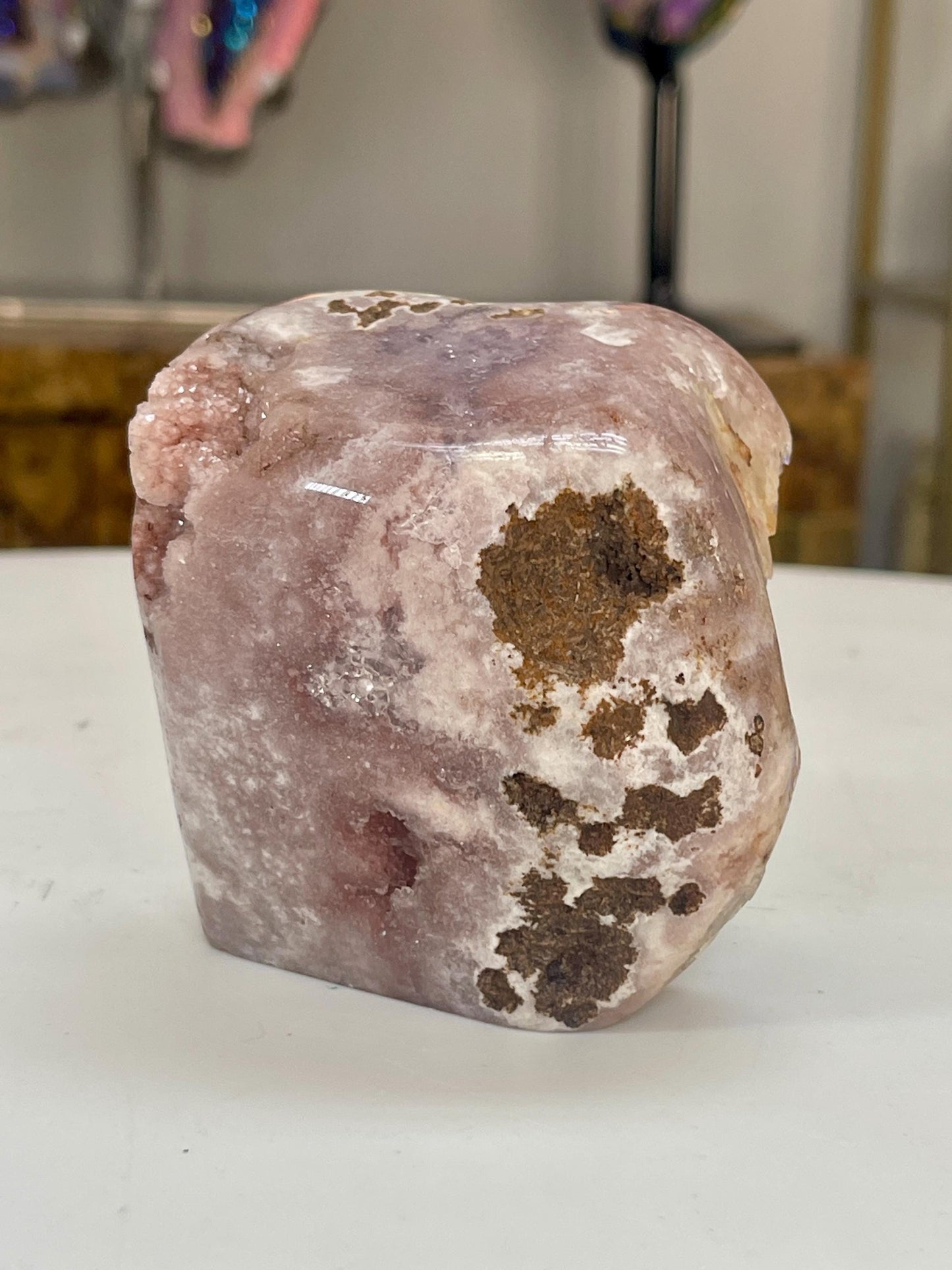 Angel Aura Pink Amethyst Free Form, Aura Crystals, Aura Amethyst, Home Accessories, Home Decor, Gemstone Decor, Gifts for Her