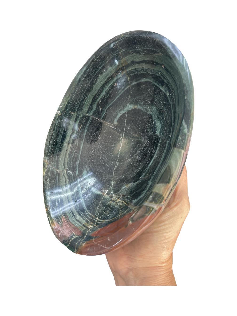 Ocean Jasper Bowl, Home Decor, Ocean Jasper Dish, Crystal Bowl, Crystals for emotional healing,Trinket Dish, Home Accessories,