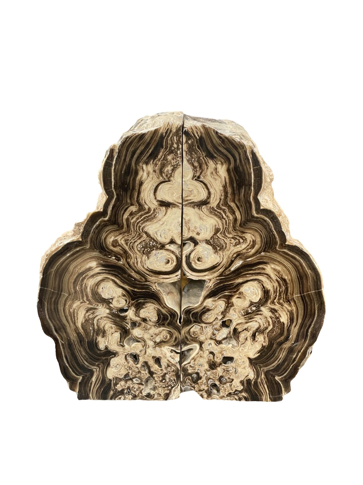 Chocolate Calcite Bookends,Home Decor, Housewarming Gift, Luxury Crystal Decor, Unique Library Decor, Gifts for Him, Christmas in July Sale