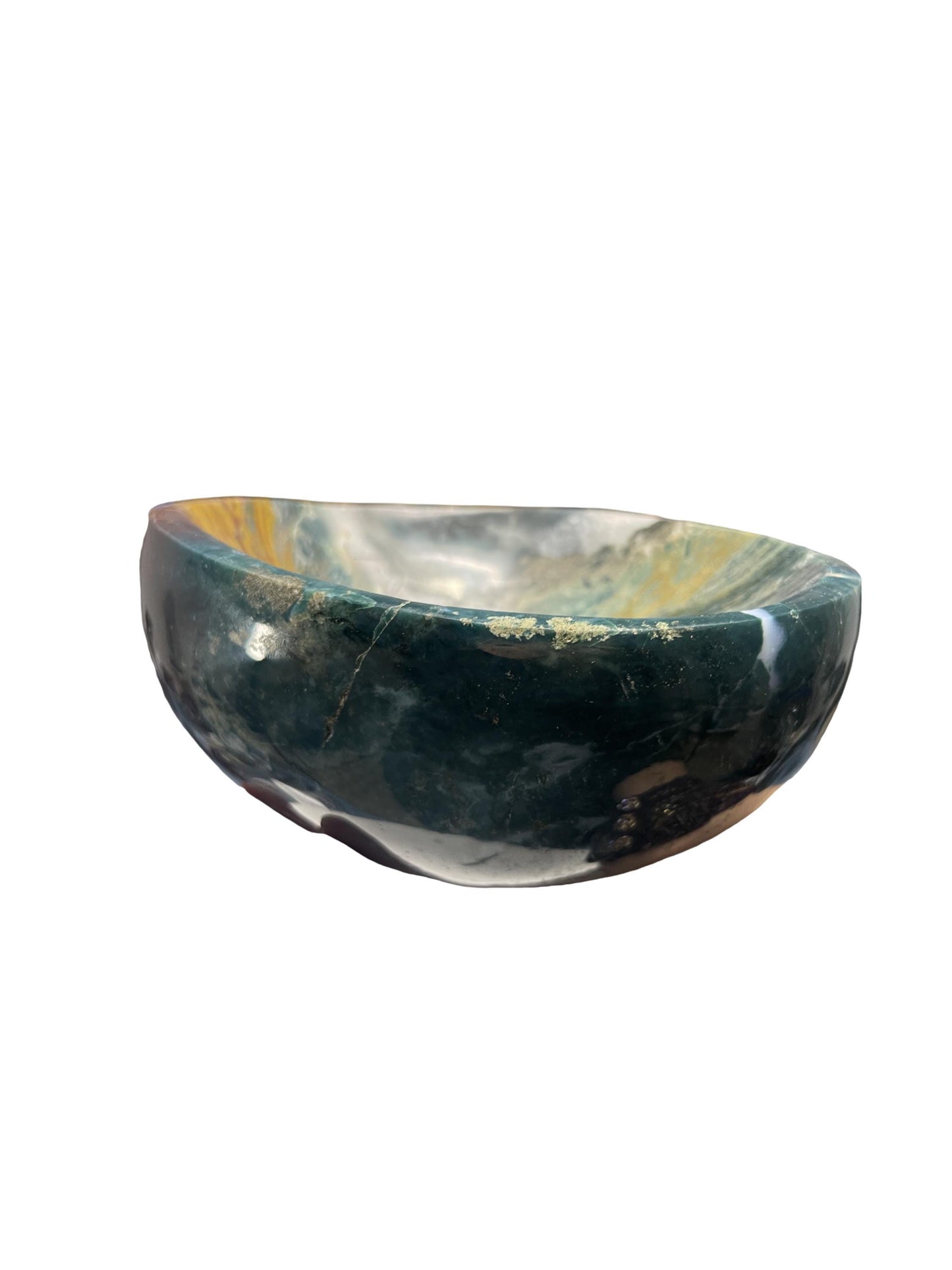 Ocean Jasper Bowl, Home Decor, Ocean Jasper Statement Bowl, Crystal Bowl, Crystals for emotional healing, Trinket Dish, Home Accessories
