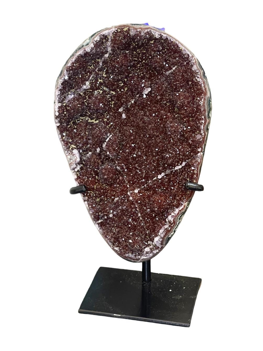 High Quality Amethyst Freeform on Stand, AAA Amethyst, Red Amethyst, Statement Crystals, Home Decor, Uruguay Amethyst, Druzy Amethyst