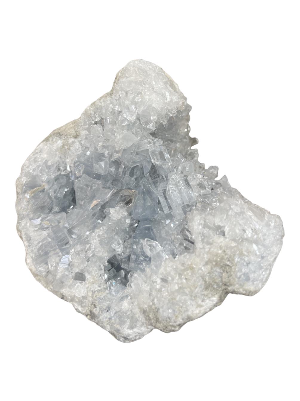 Celestite Geode, Celestine Crystal, Celestite Cluster, Home Decor, Angels, Feng Shui, Altar Decor, Meditation Crystals for Calm, Sleep