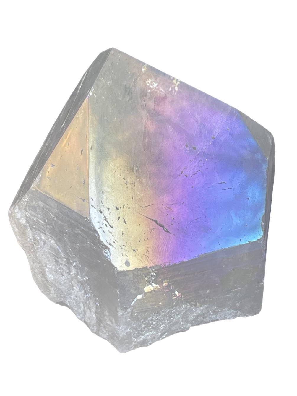 Angel Aura Quartz Point, Aura Crystals, Opal Aura Crystals, Home Decor, Meditation Crystals
