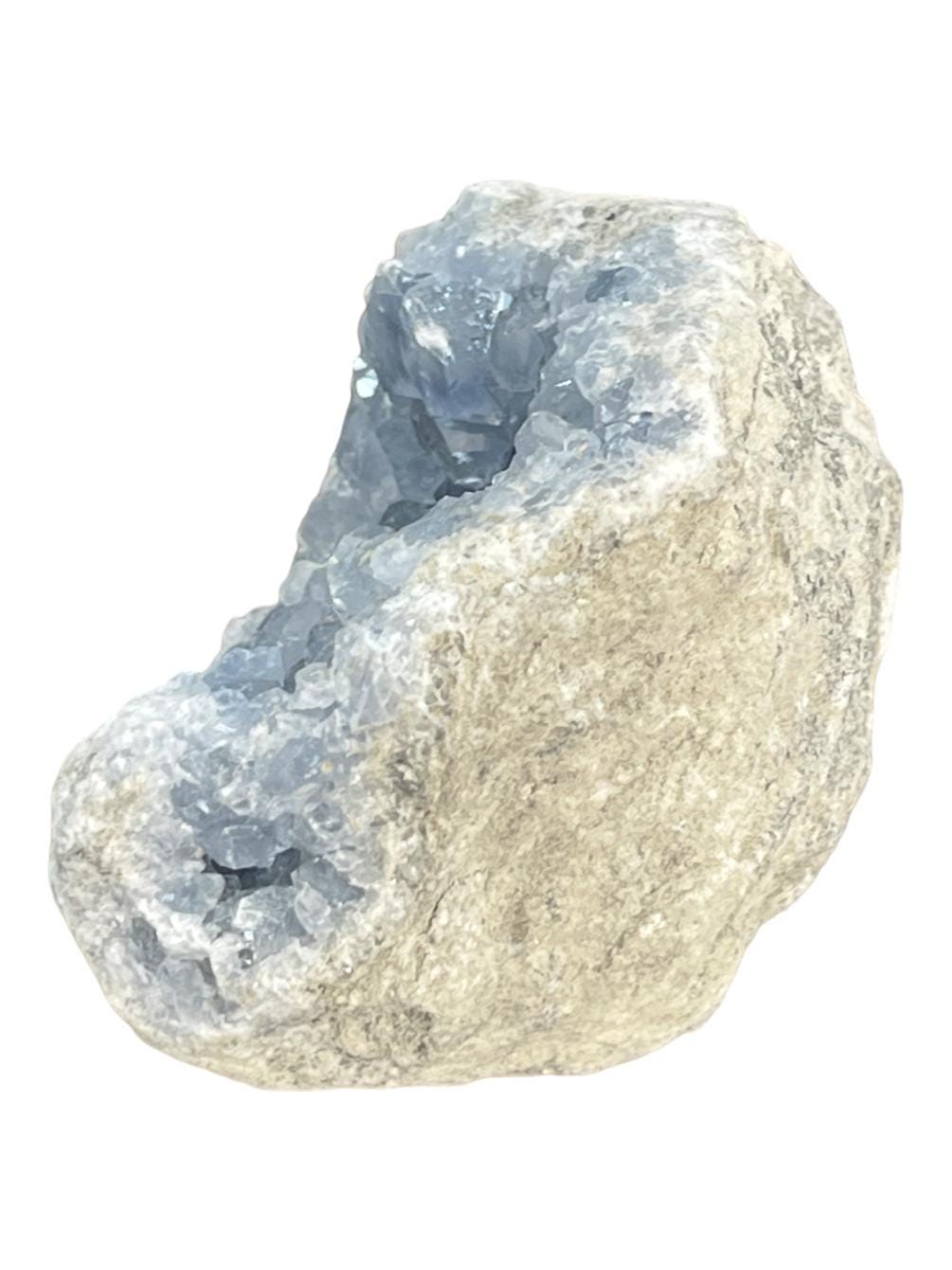 Celestite Geode, Celestite Cluster, Celestine, Home Decor, Crystals for Calm & Sleep, Angelic Realm Altar Decor, Meditation Crystals