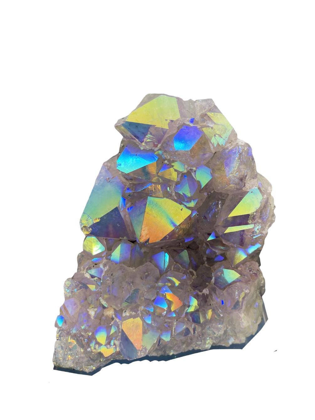 Angel Aura Amethyst Cut base, Amethyst Statement Piece, Aura Crystals, Angel Aura Quartz, Home Decor, Crystal Decor