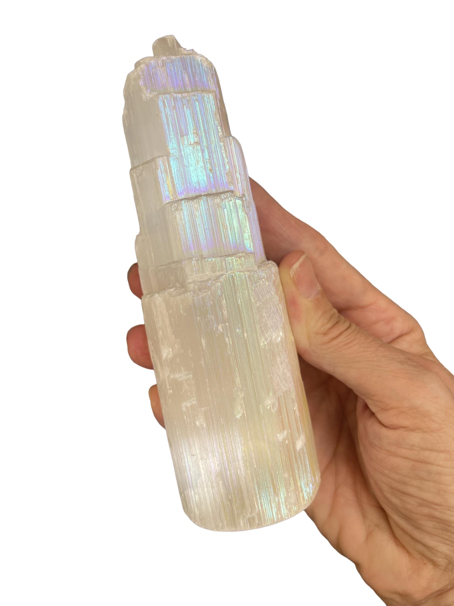 Angel Aura Selenite Tower, Aura Crystal Decor, Aura Crystals, Custom Aura Home Decor, Selenite Home Accessories