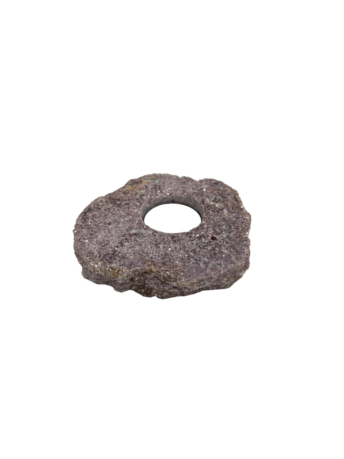 Lepidolite Candle Holder, Lepidoltie Mica, Crystal Tea Light Holder, Unique Home Accessories, Crystal Home Decor, Crystals for Stress Relief