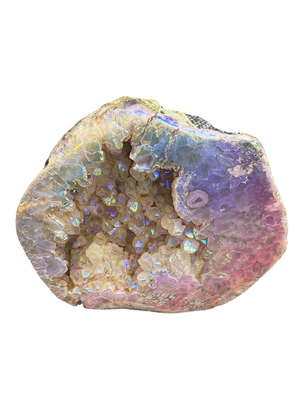 Large Aura Pink Amethyst Geode, Pink Amethyst Statement Piece, Home Accessories, Home Decor, Aura Amethyst Crystals, Crystal Shop