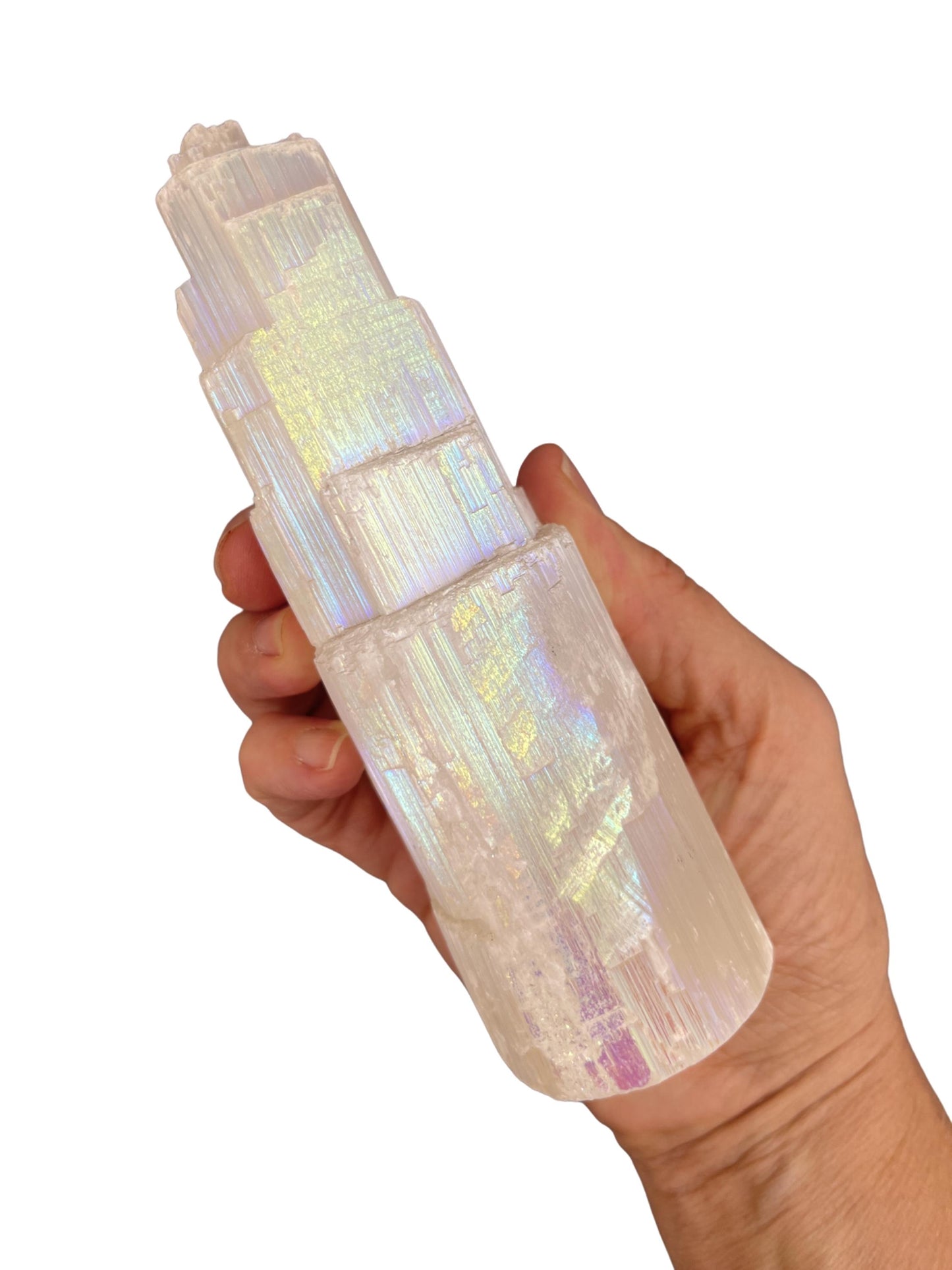 Angel Aura Selenite Tower, Aura Crystal Decor, Aura Crystals, Custom Aura Home Decor, Selenite Home Accessories