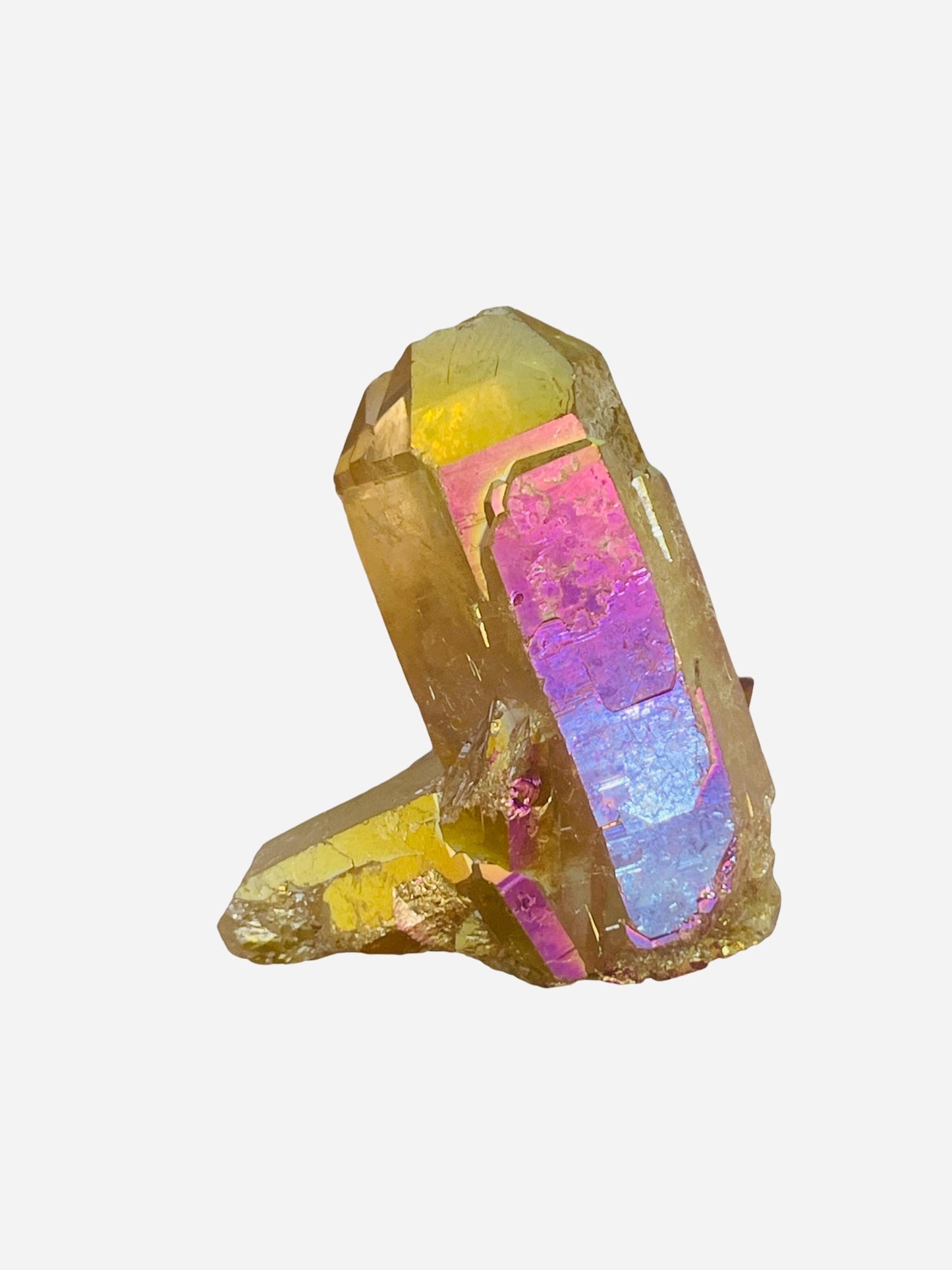 Sunset Aura Crystals, Sunset Aura Quartz Cluster, Home Decor, Healing Crystals, Meditation Stones