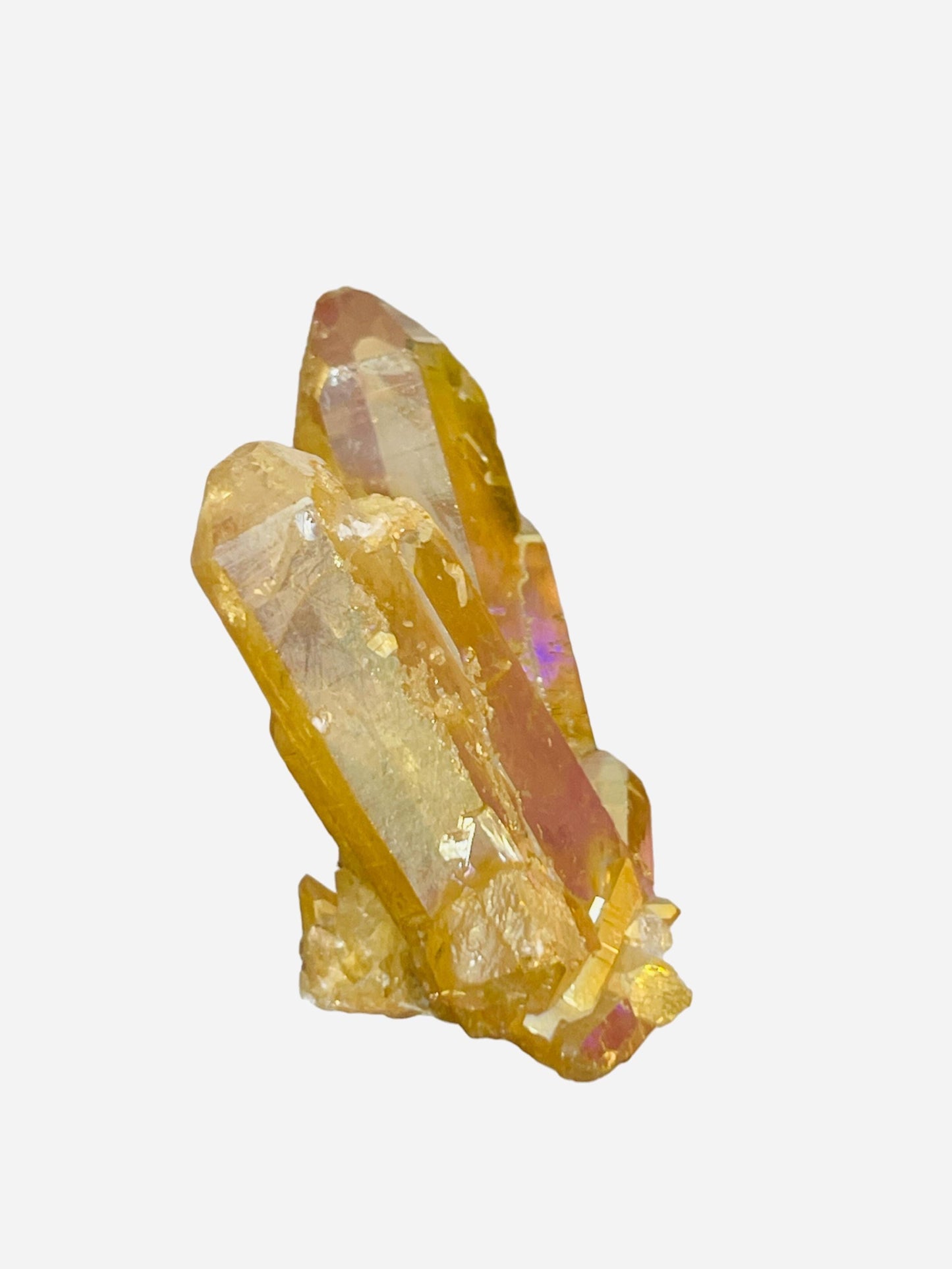 Sunset Aura Quartz Cluster, Aura Crystals, Home Accessories, Home Decor, Reiki Charged Crystals, Meditation Crystals