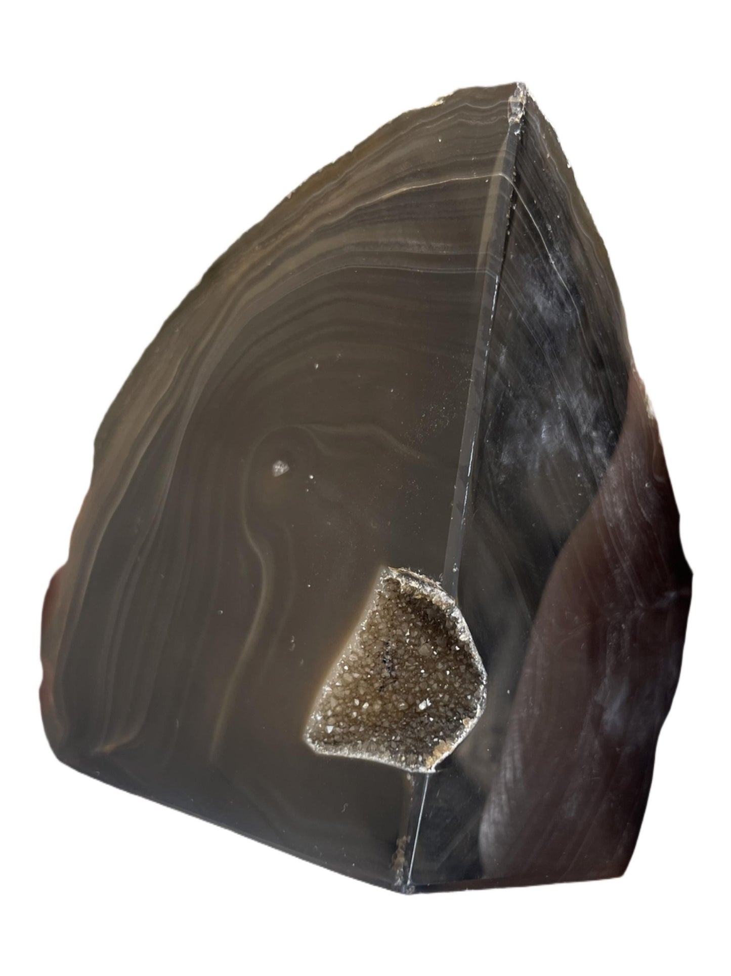 Brown Agate Bookends, Home Decor, Librarian Gift, Druzy Agate Geode, Housewarming Gift for Her, Rocks and Geode Bookends, Library Decor