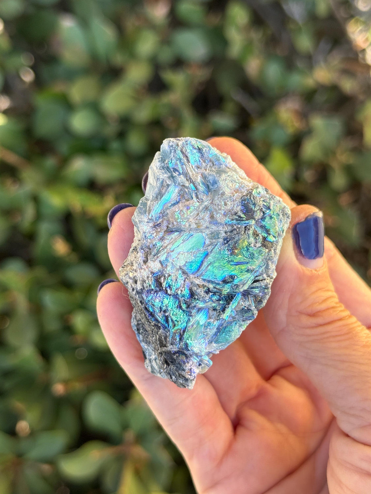Angel Aura Kyanite, Angel Aura Crystals, Paraiba Kyanite, Blue Crystals, Throat Chakra, Rainbow Aura, Crystal Healing, High Vibration, Reiki