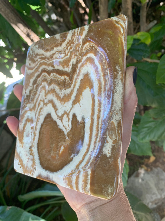 Aragonite Dish, Aragonite Plate, Jewelry Dish, Trinket Dish, Home Decor, Home Accessories, Crystals, Valentines Day Gifts