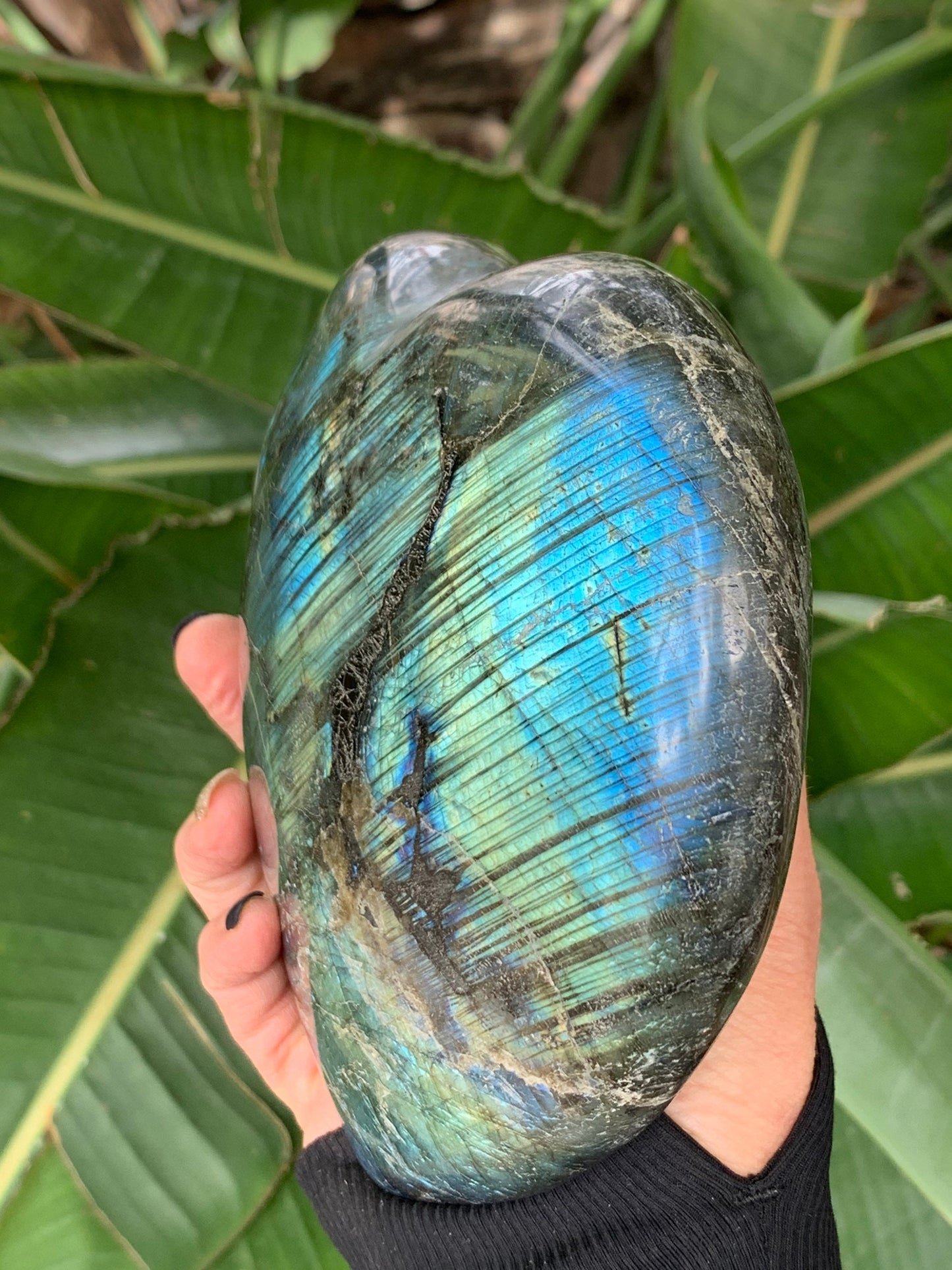 XL Labradorite Heart, Huge Labradorite Heart, Collector Piece, Crystal Hearts, Labradorite Carvings, Home Decor, Valentine’s Day
