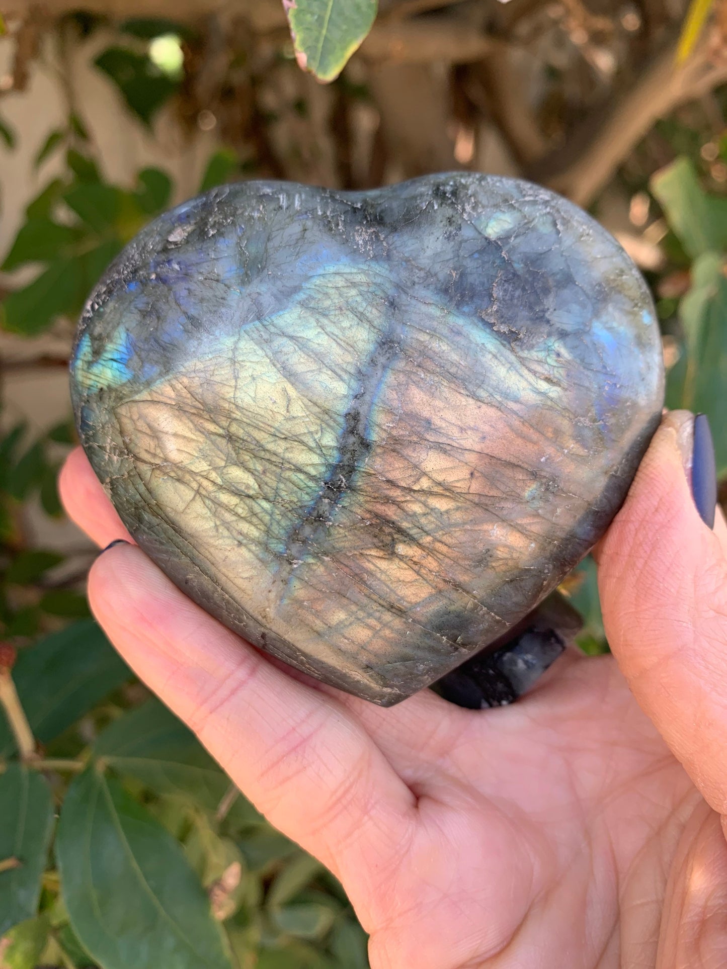 Labradorite Heart, Flashy Labradorite, Carved Labradorite, Accessories, Home Decor, Intuition, Valentine’s Day