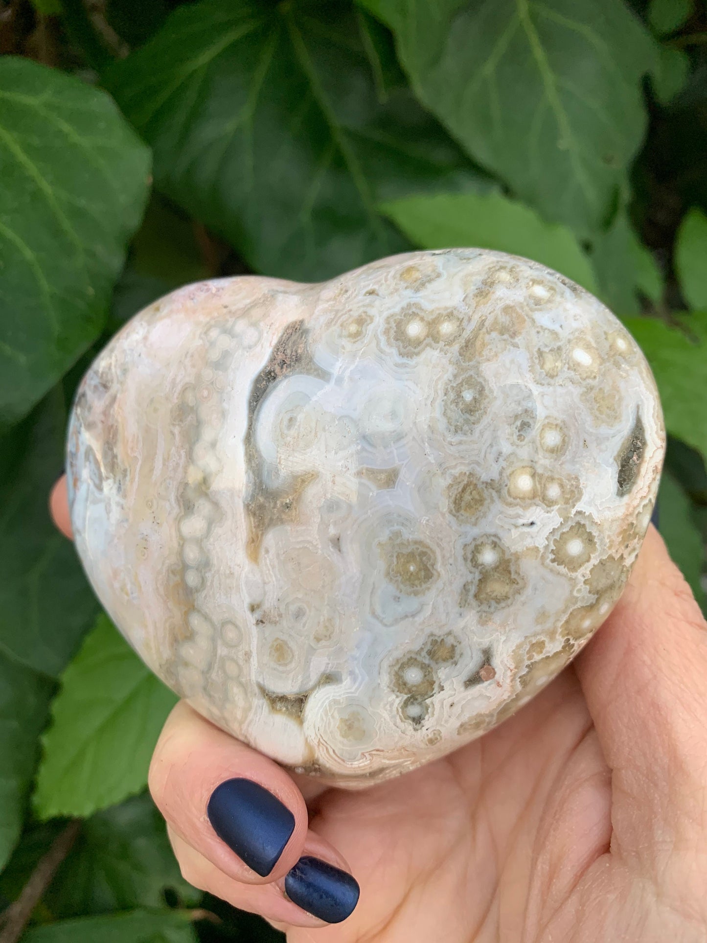 Ocean Jasper Heart, Ocean Jasper, Heart, Valentine's Day, Carved, Home Decor, Joy, Crystal Hearts