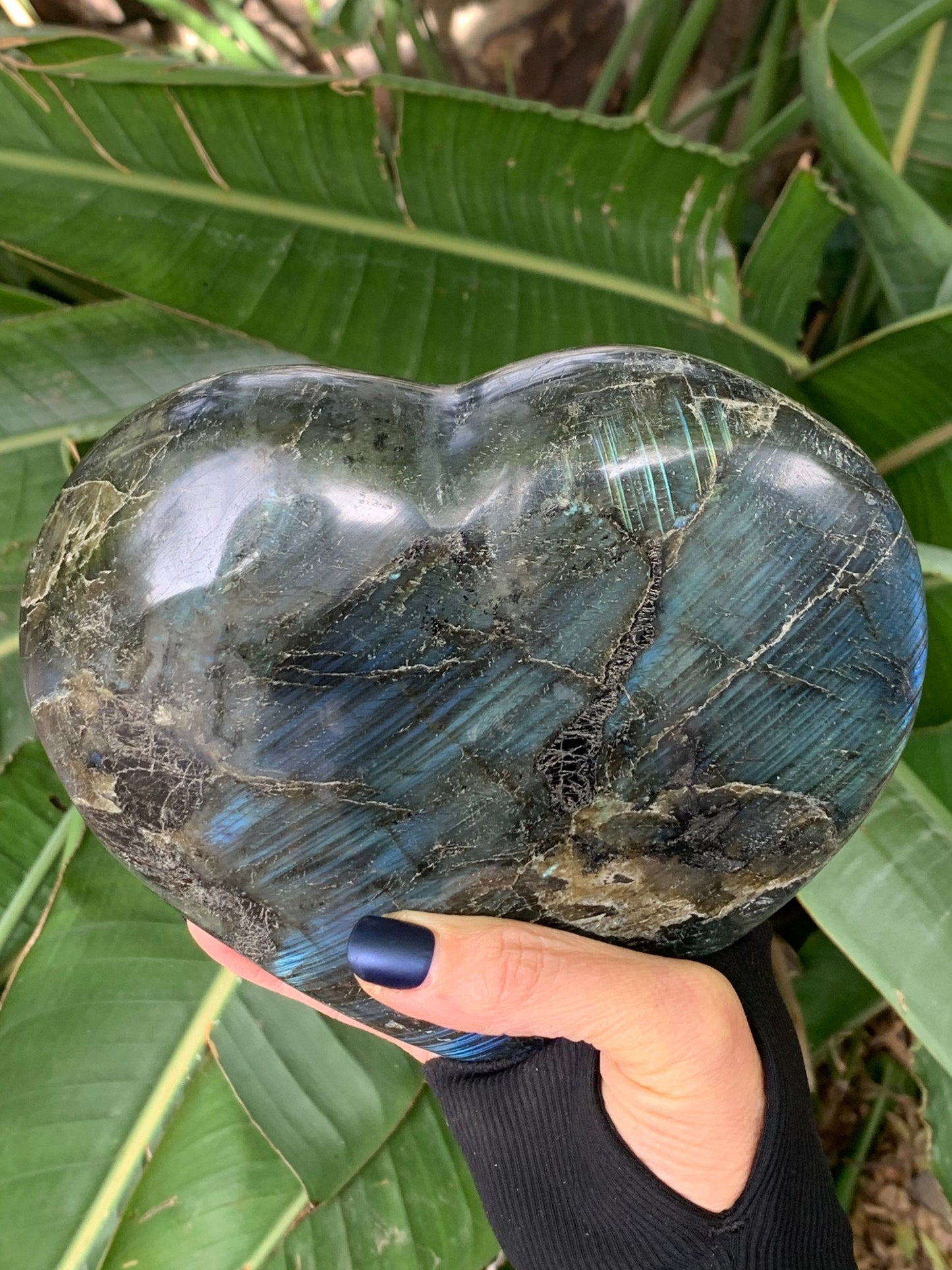 XL Labradorite Heart, Huge Labradorite Heart, Collector Piece, Crystal Hearts, Labradorite Carvings, Home Decor, Valentine’s Day