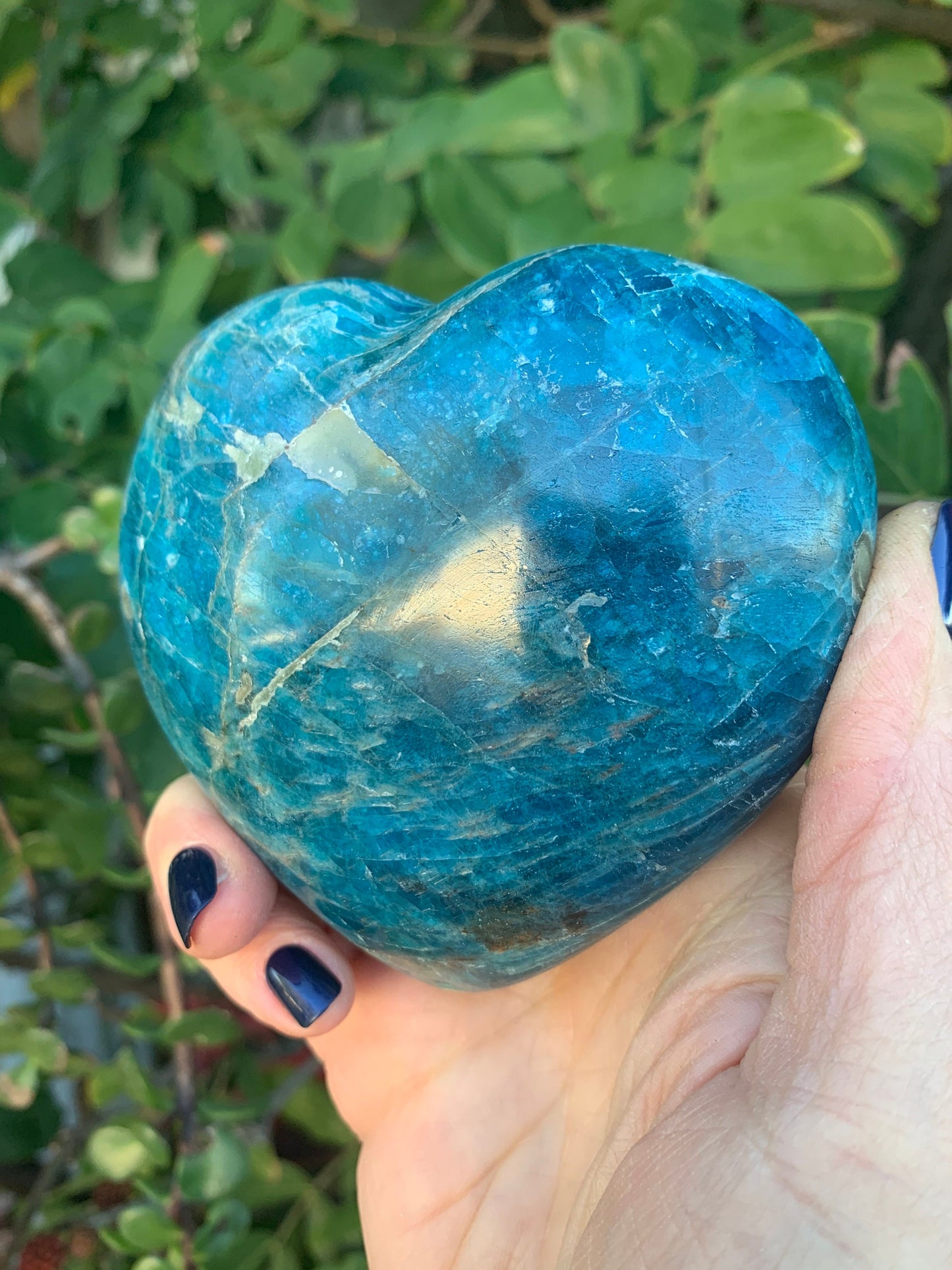 Apatite Heart, Crystal Heart, Carved Apatite, Home Decor, Clarity, Valentine’s Day