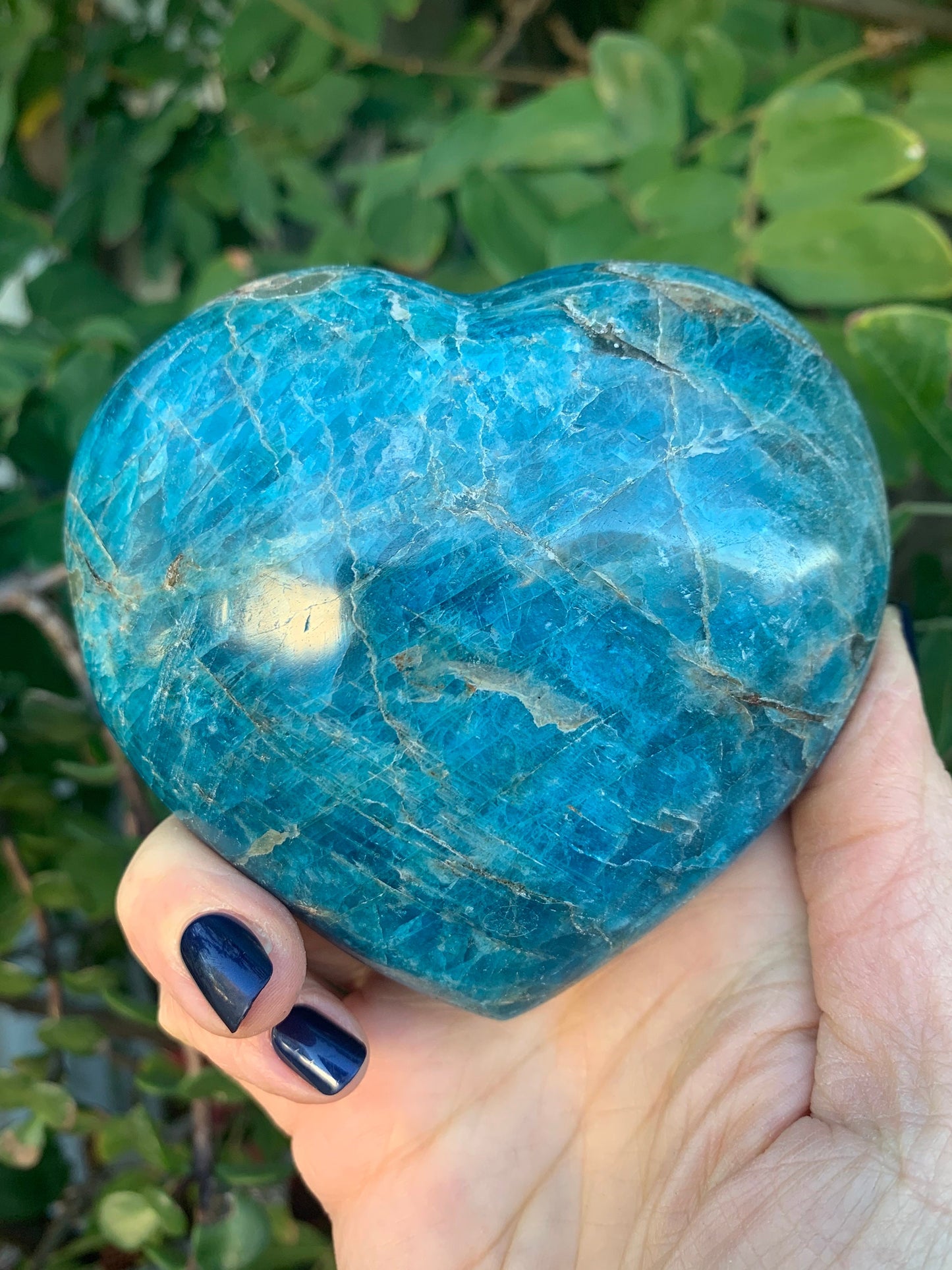 Apatite Heart, Crystal Heart, Carved Apatite, Home Decor, Clarity, Valentine’s Day