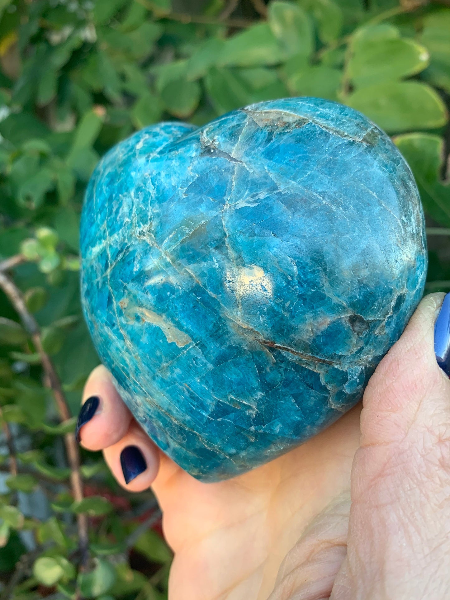 Apatite Heart, Crystal Heart, Carved Apatite, Home Decor, Clarity, Valentine’s Day