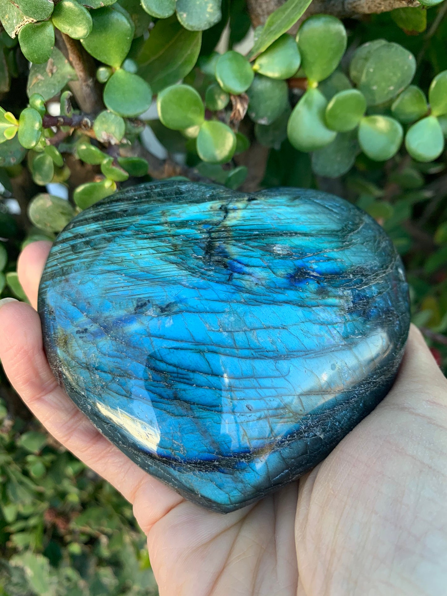 Labradorite Heart, Flashy Labradorite, Carved Labradorite, Accessories, Home Decor, Intuition