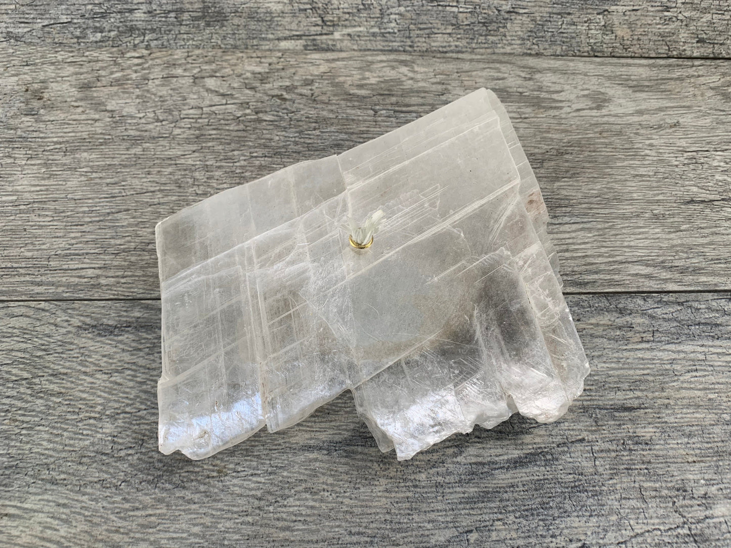 Selenite Rock Candle, Selenite, Oil Lamp, Crystal, Candle, Rock Candle, Selenite Candle, Crystal Shop, Canyon Crystals, Unique home decor