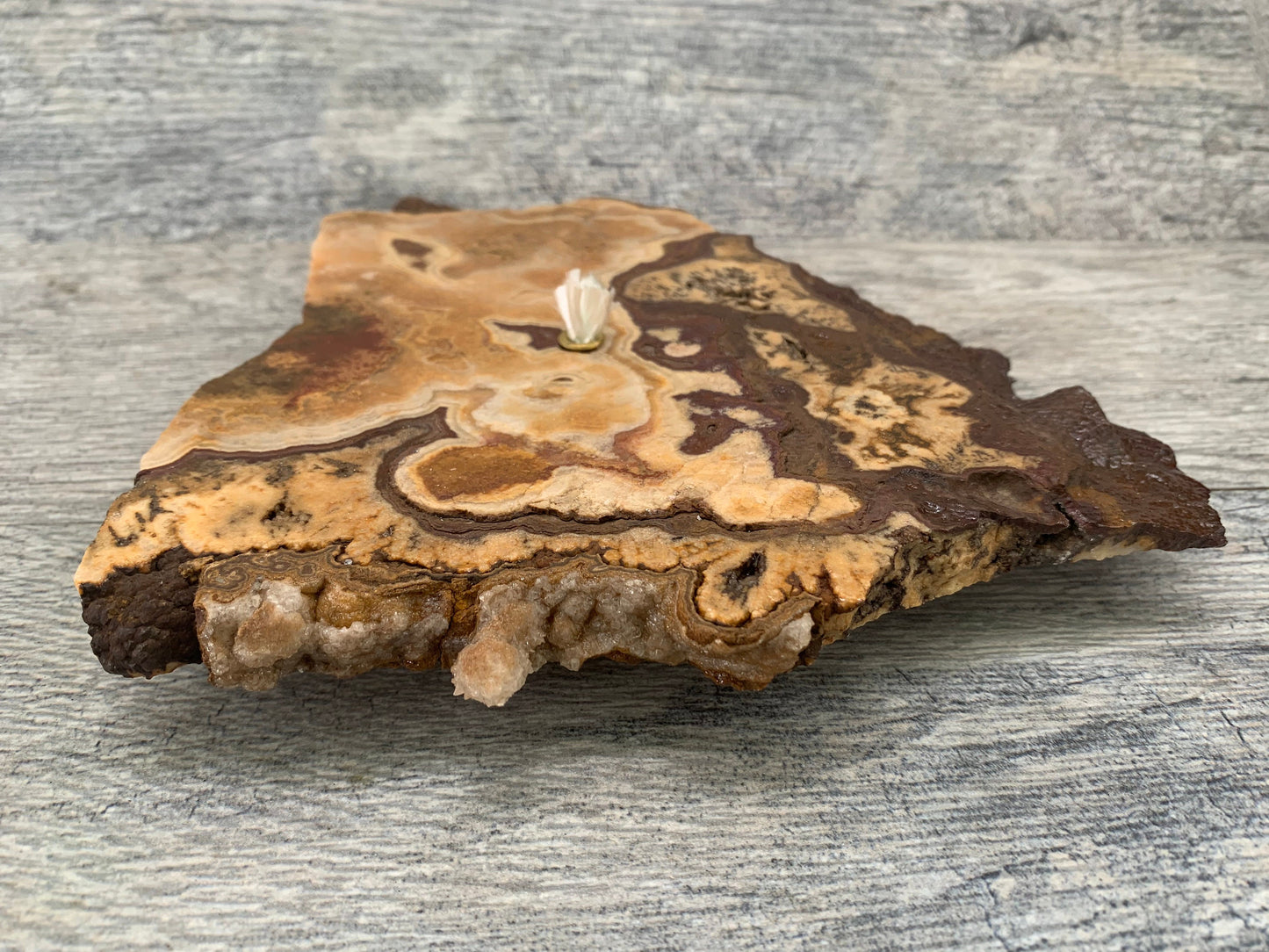 Jasper Rock Candle, Jasper Candle, Rock Candle, Crystal, Candle, Crystal Shop, Canyon Crystals, Home Decor