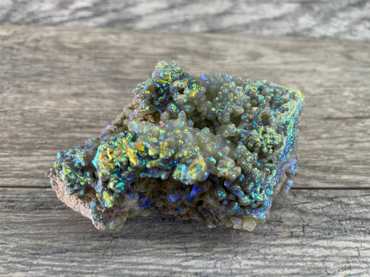 Aura Prehnite Cluster, Angel Aura, Aura Crystals, Aura Quartz, Rainbow Aura, Spiritual Tools, Rocks and Geodes, Custom Aura