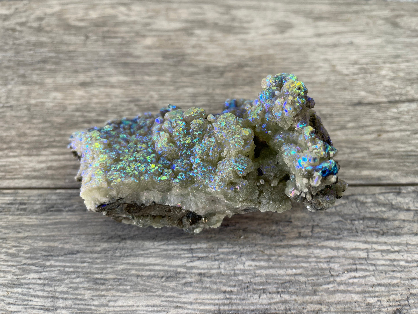 Aura Prehnite Cluster, Angel Aura, Aura Crystals, Aura Quartz, Rainbow Aura, Spiritual Tools, Rocks and Geodes, Custom Aura