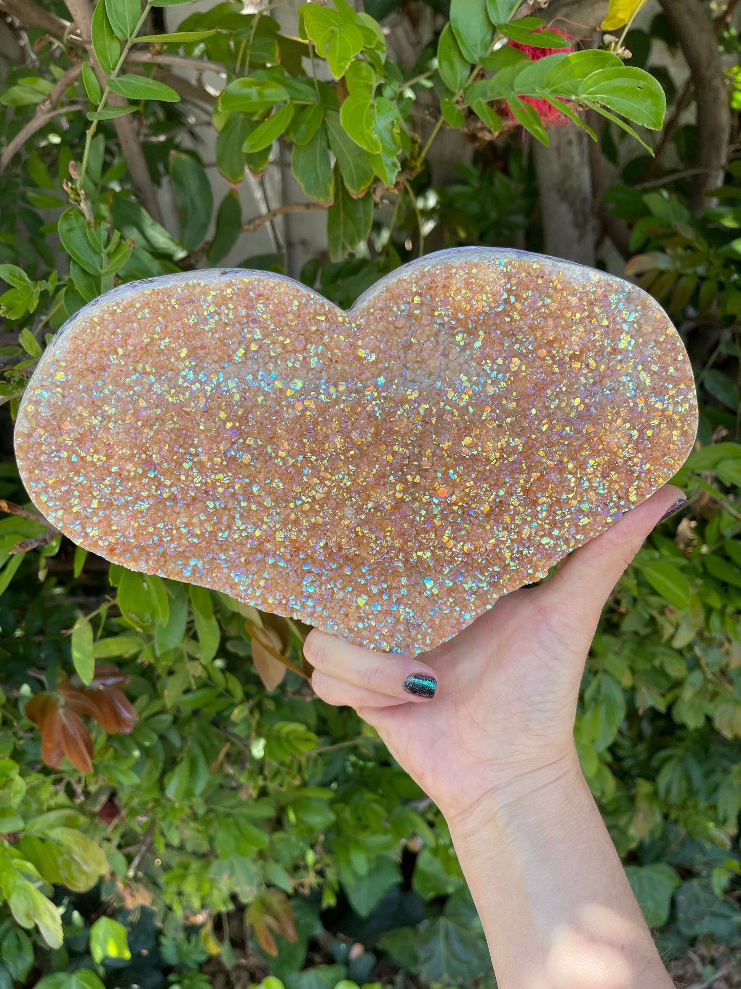 XL Citrine Heart, Angel Aura Citrine Hearts, Huge Citrine Heart, Home Decor, Abundance, Meditation, Reiki, Home Accessories Feng Shui, Altar