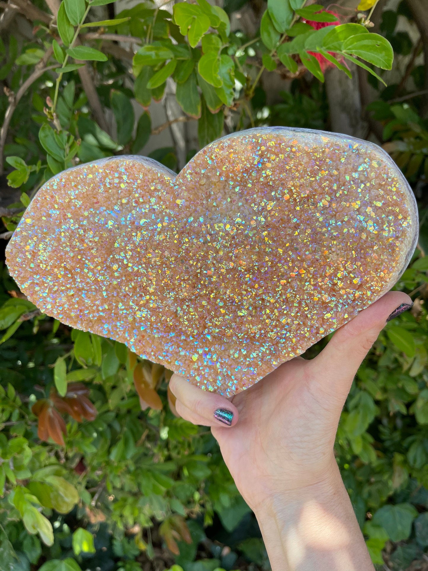 XL Citrine Heart, Angel Aura Citrine Hearts, Huge Citrine Heart, Home Decor, Abundance, Meditation, Reiki, Home Accessories Feng Shui, Altar
