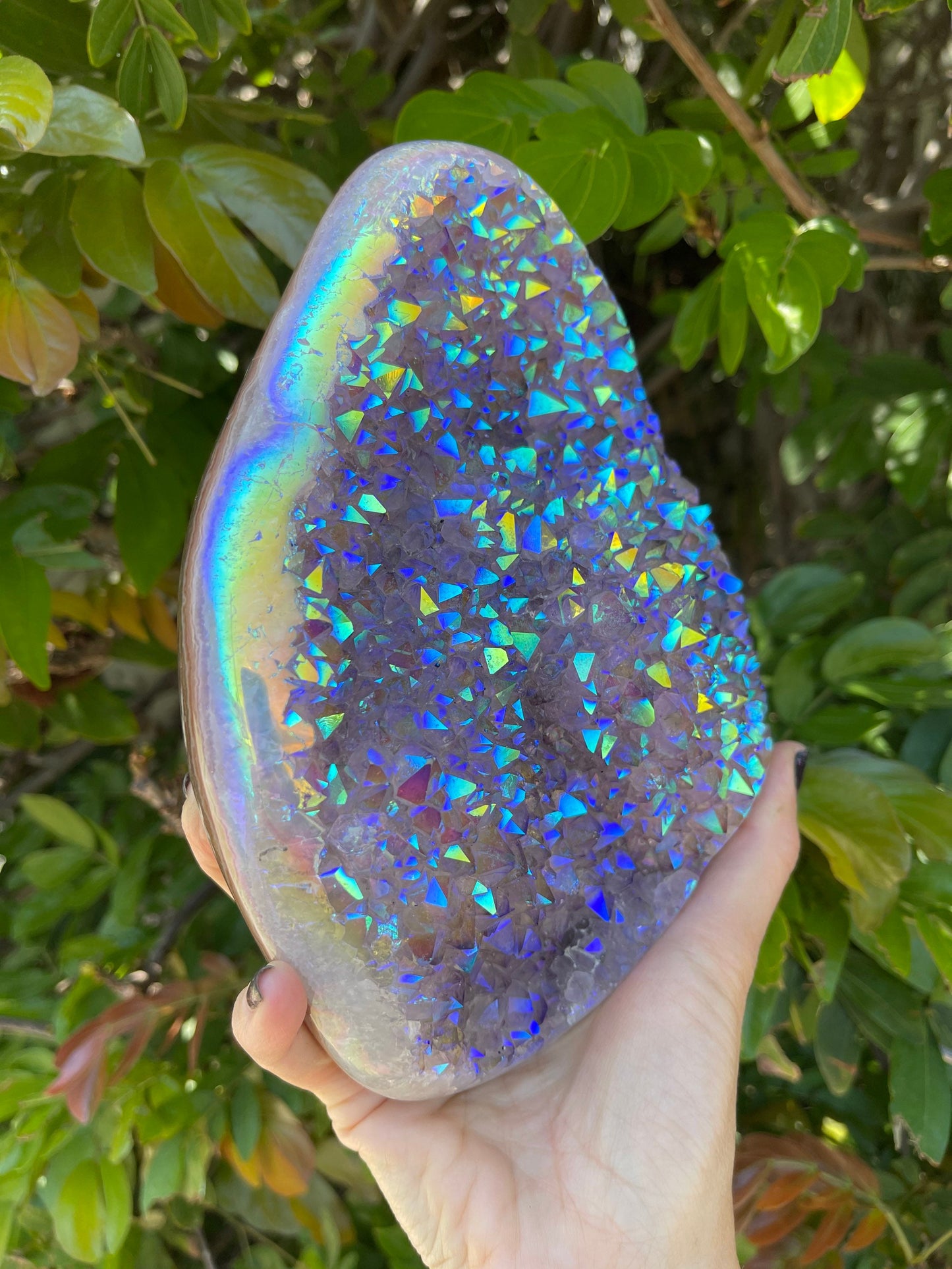Angel Aura Amethyst Cluster, Aura Amethyst, Home Accessories, Home Decor, Amethyst, Aura Crystals, Aura Quartz