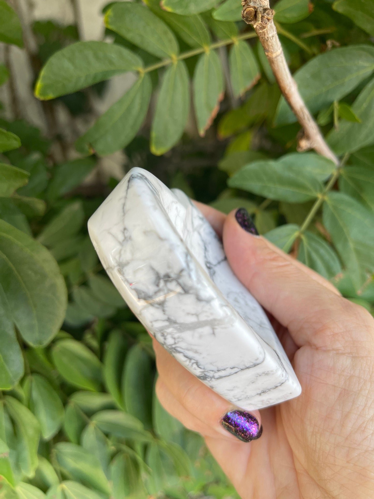 Howlite Heart Dish , Howlite Heart Bowl, Howlite Bowl, Home Decor, Crystal Bowl, Home Accessories, Reiki, Crystal Shop, Hearts